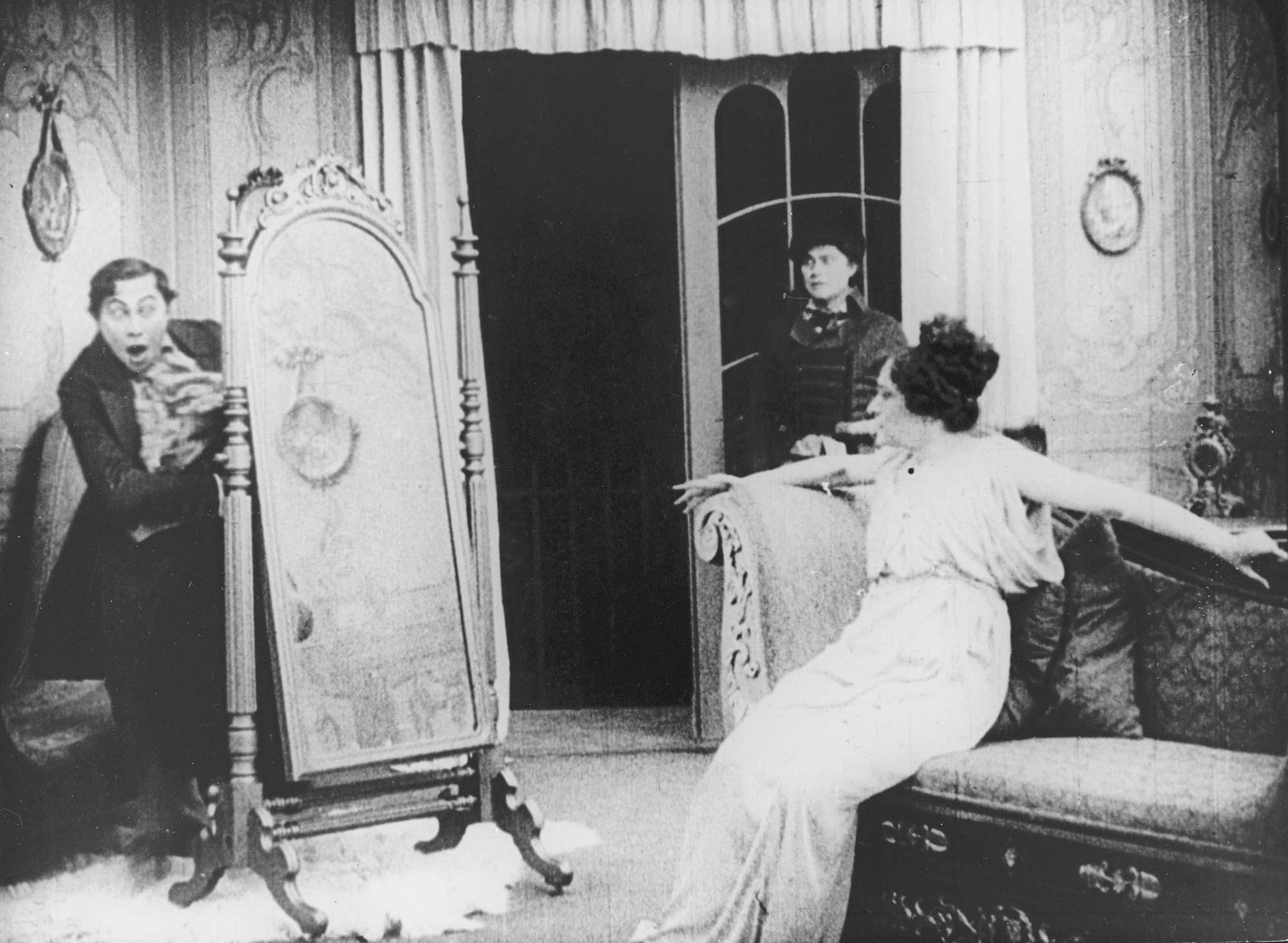 A scene from movie “The Student of Prague”