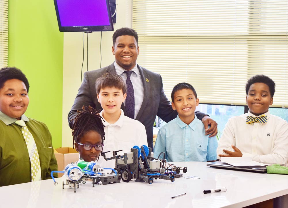 Braxton, with UVA’s National Association of Black Engineers chapter