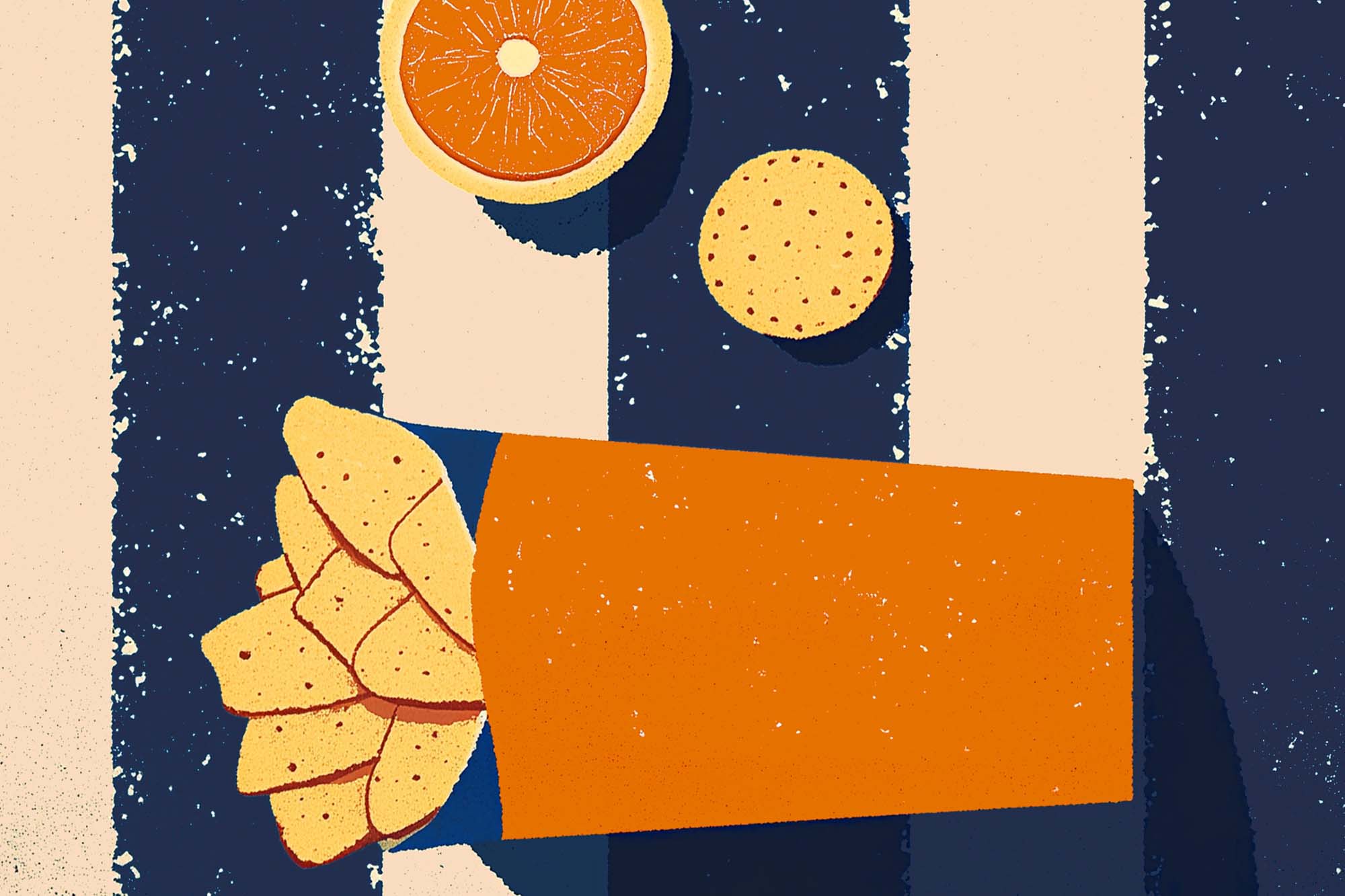 Illustration of snacks
