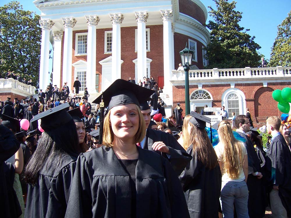 Dunnagan graduated from UVA in 2005, earning anthropology and sociology degrees. 