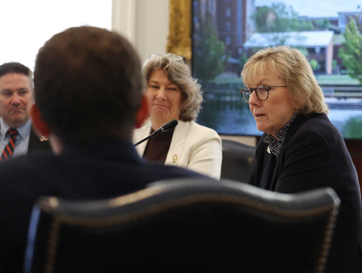 UVA Wise Chancellor Donna Henry at a UVA Board of Visitors meeting