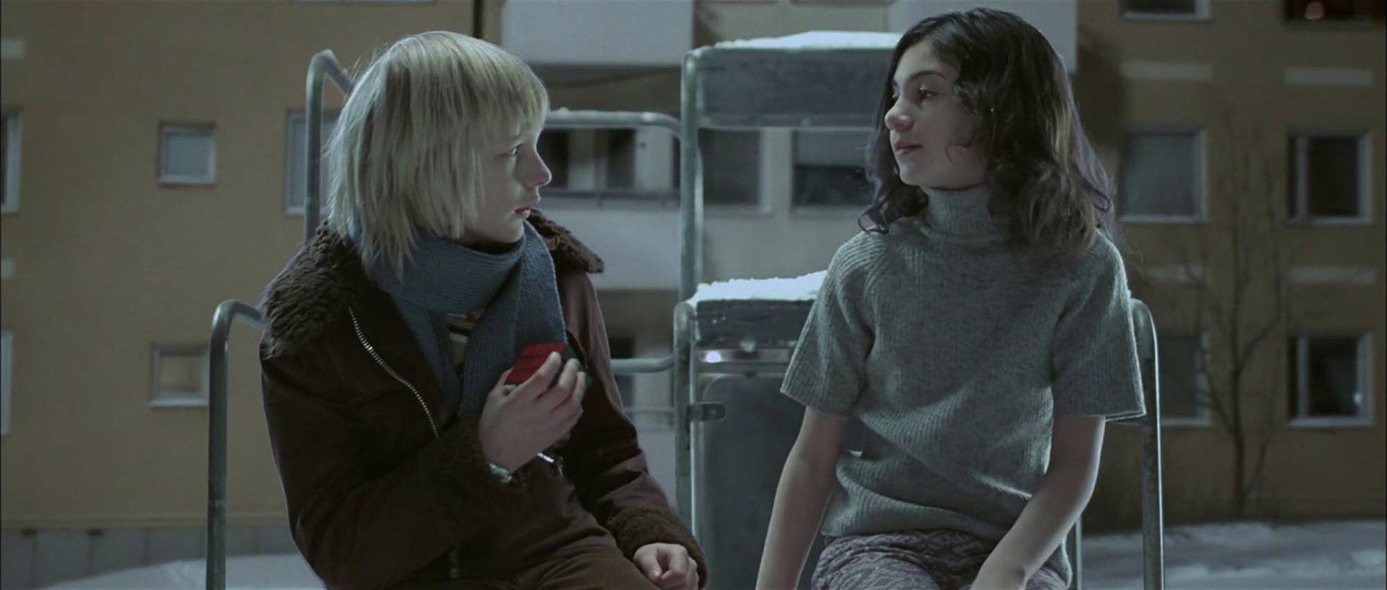A scene from movie “Let the Right One In”.