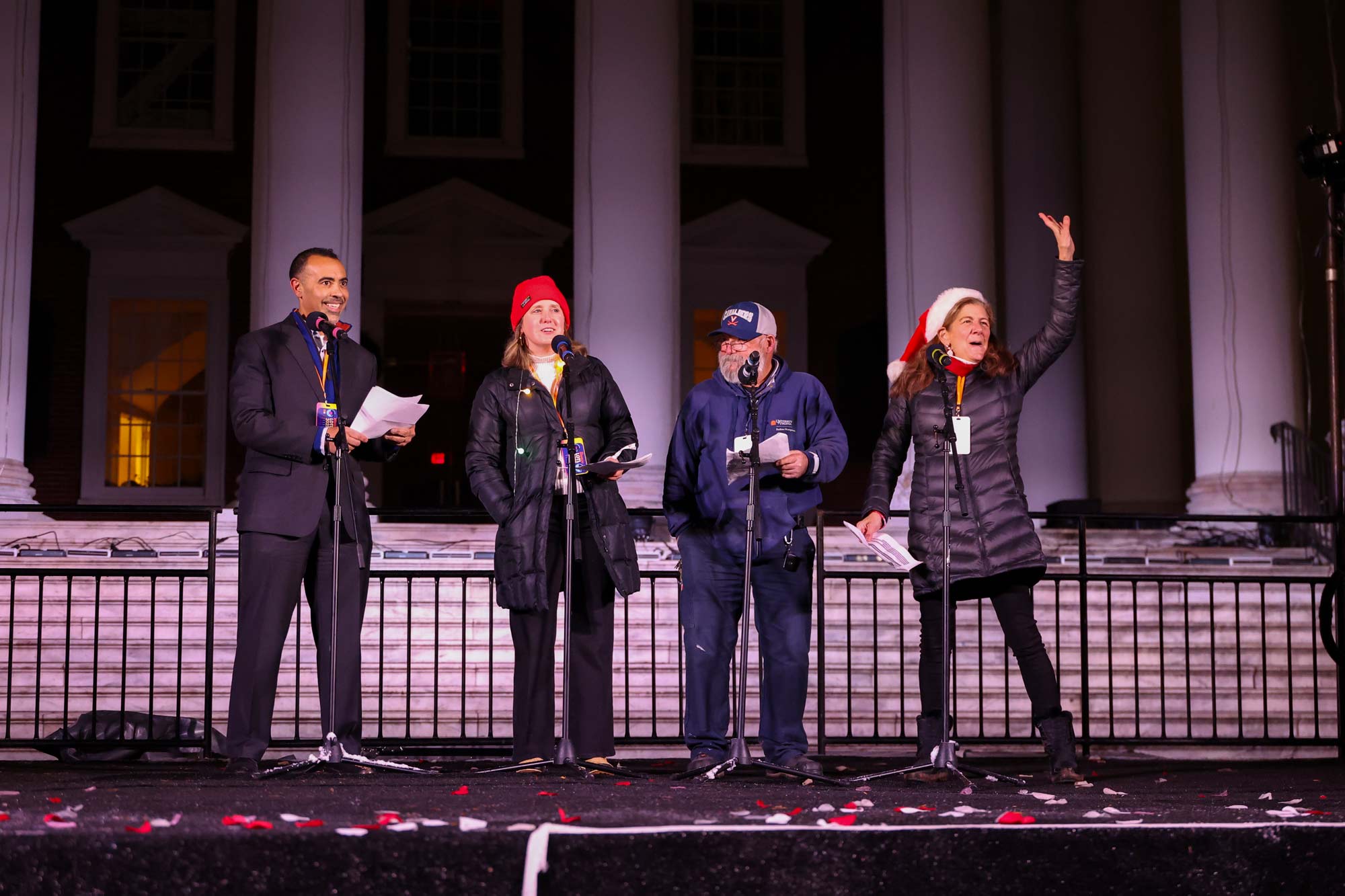 Ian Solomon, Mary Elizabeth Luzar, Gary Mason and Sherri Moore were this year’s poem readers.