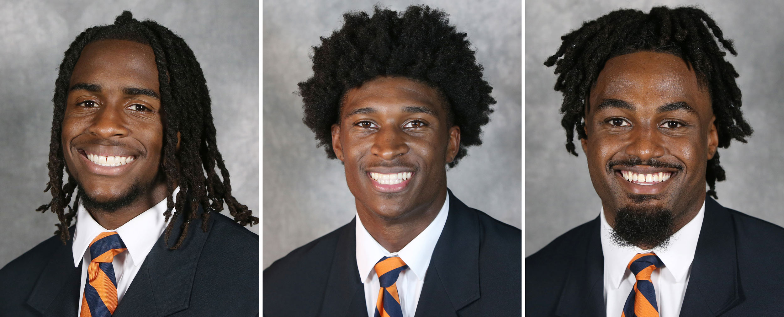 Side-by-side portraits of Devin Chandler, Lavel “Tyler” Davis Jr. and D’Sean Perry