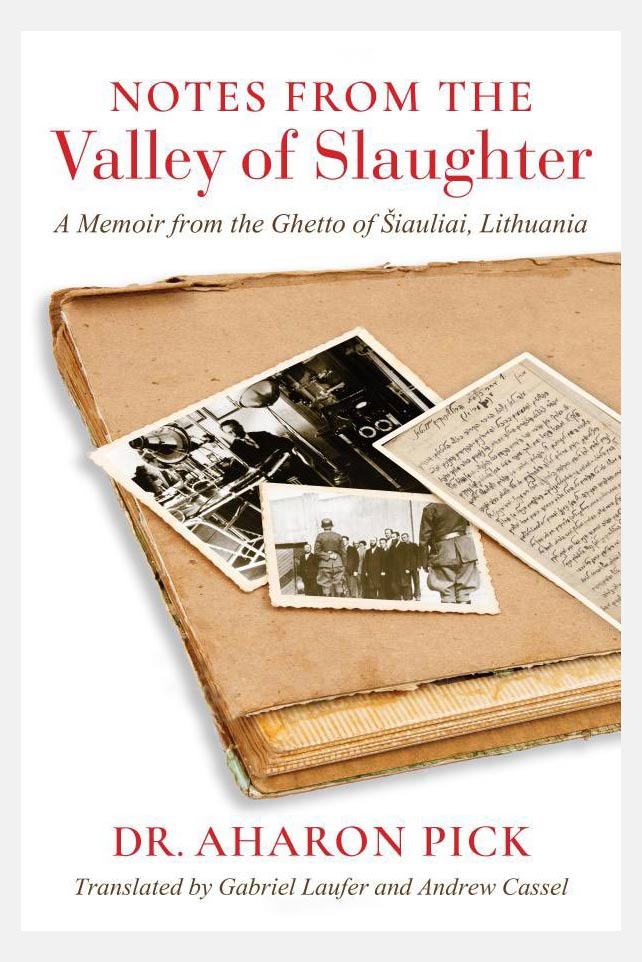 Photograph of book cover for "Notes from the Valley of Slaughter"