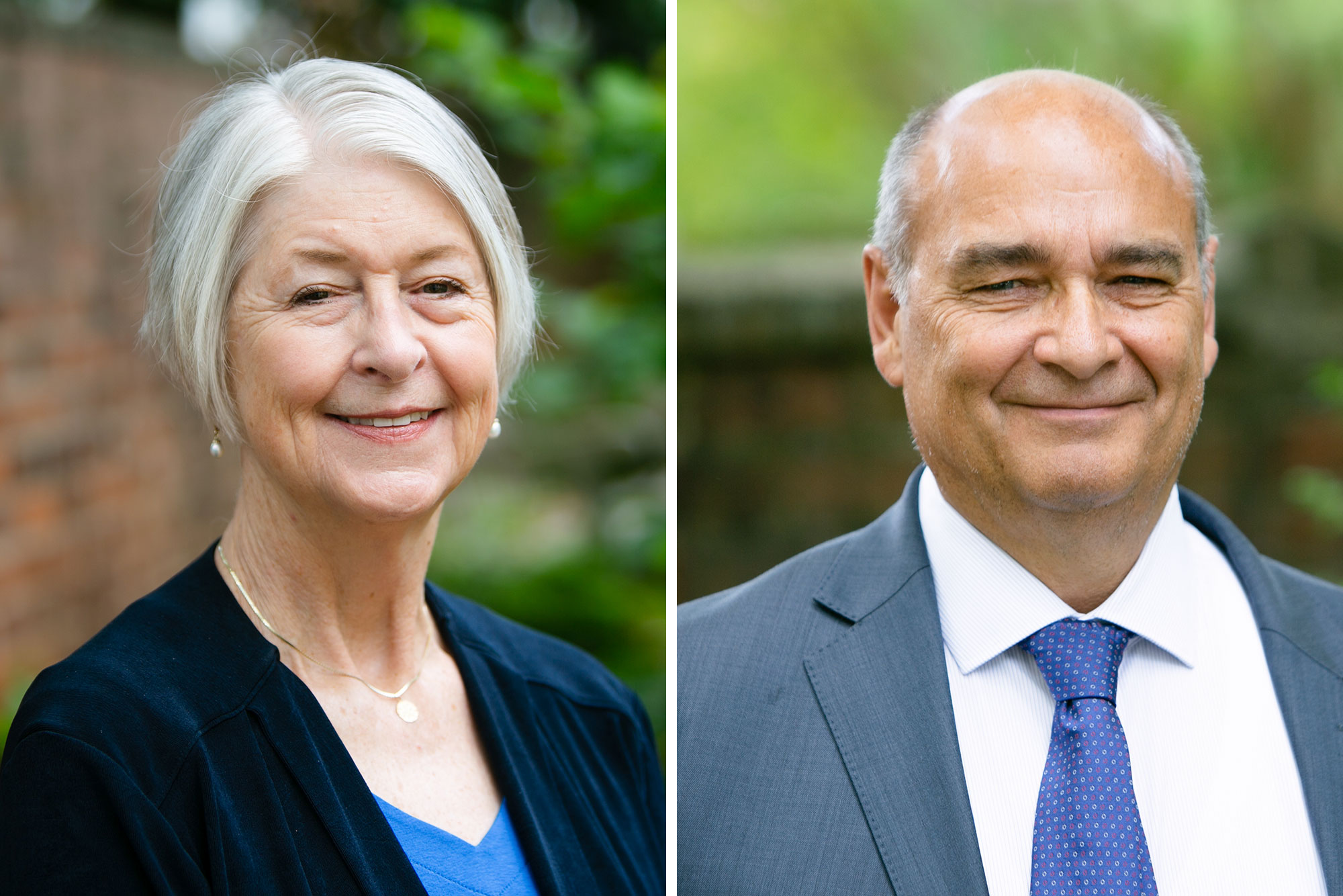 Tish Jennings, left, and Patrick Tolan, professors in UVA’s School of Education and Human Development