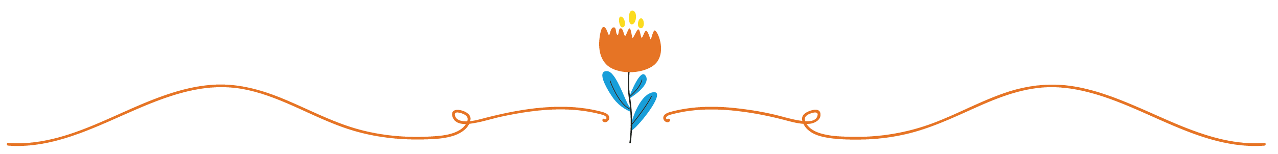 Decorative illustration of a flower