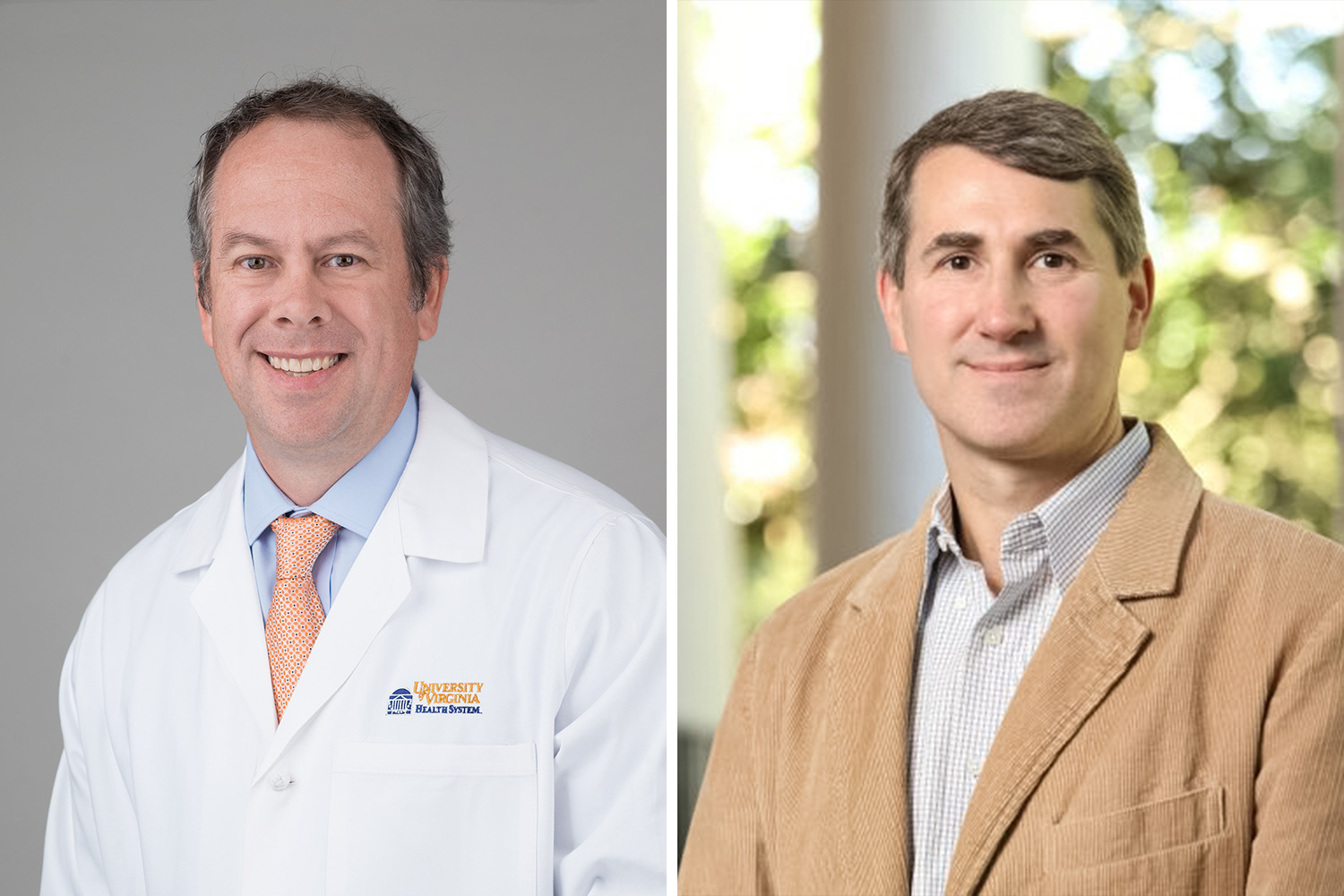 University of Virginia pediatric cardiologist Dr. Michael McCulloch and UVA data scientist Michael Porter