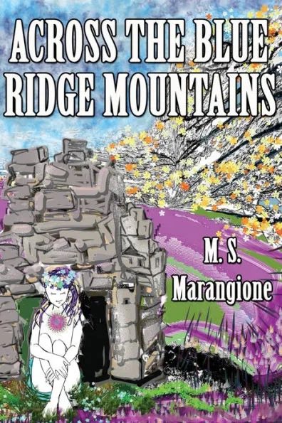 Across the Blue Ridge Mountains book cover of a woman sitting next to a pile of rocks