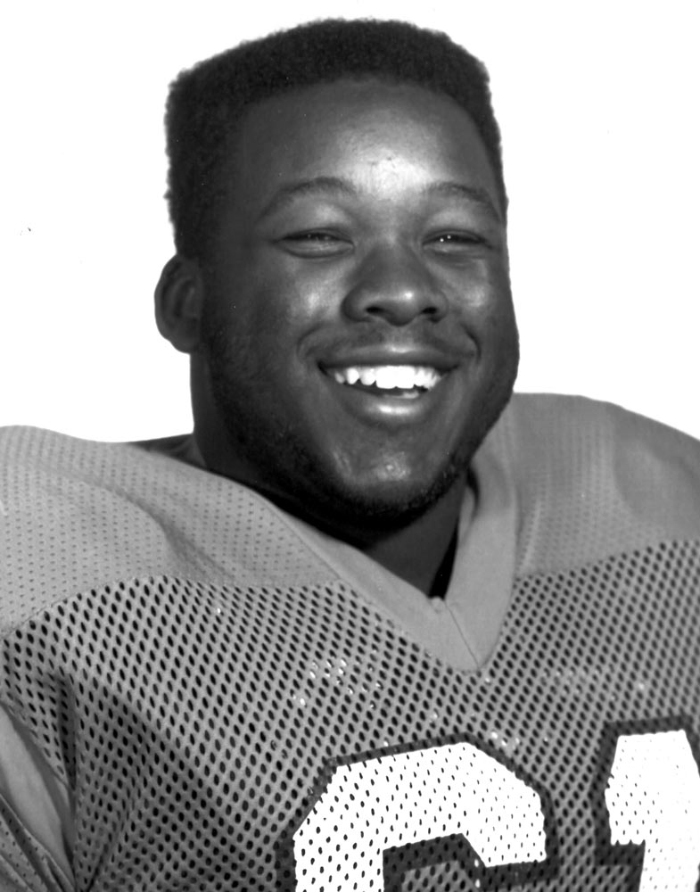 Portrait of Art Brown when he was a football player at UVA.