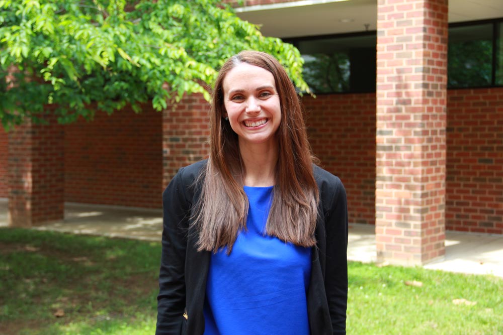 Jessica Pappagianopoulos, a doctorate student in clinical and school psychology