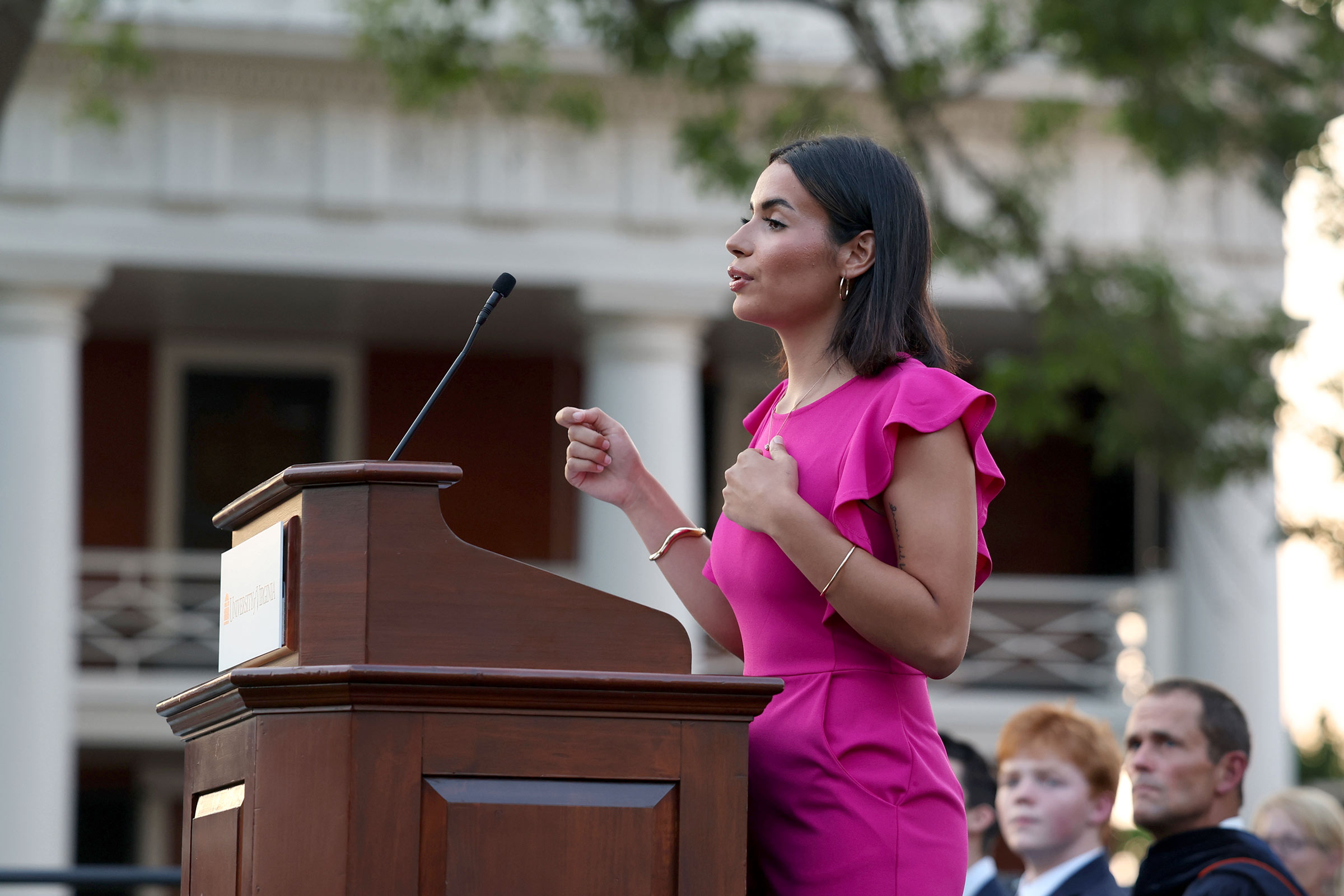 Valentina Mendoza Gonzales is the first Latina to serve as UVA’s Student Council president. 