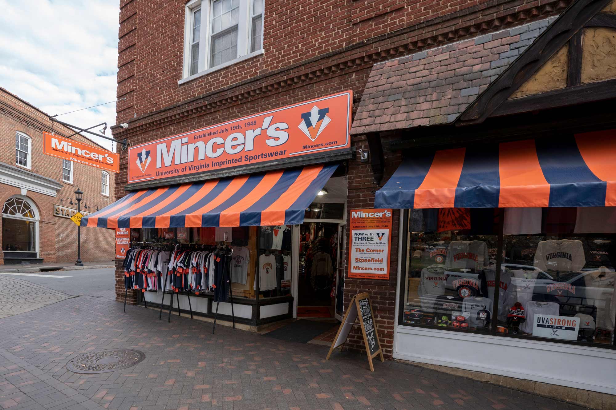 An outside view of the Mincer's store located on the Corner