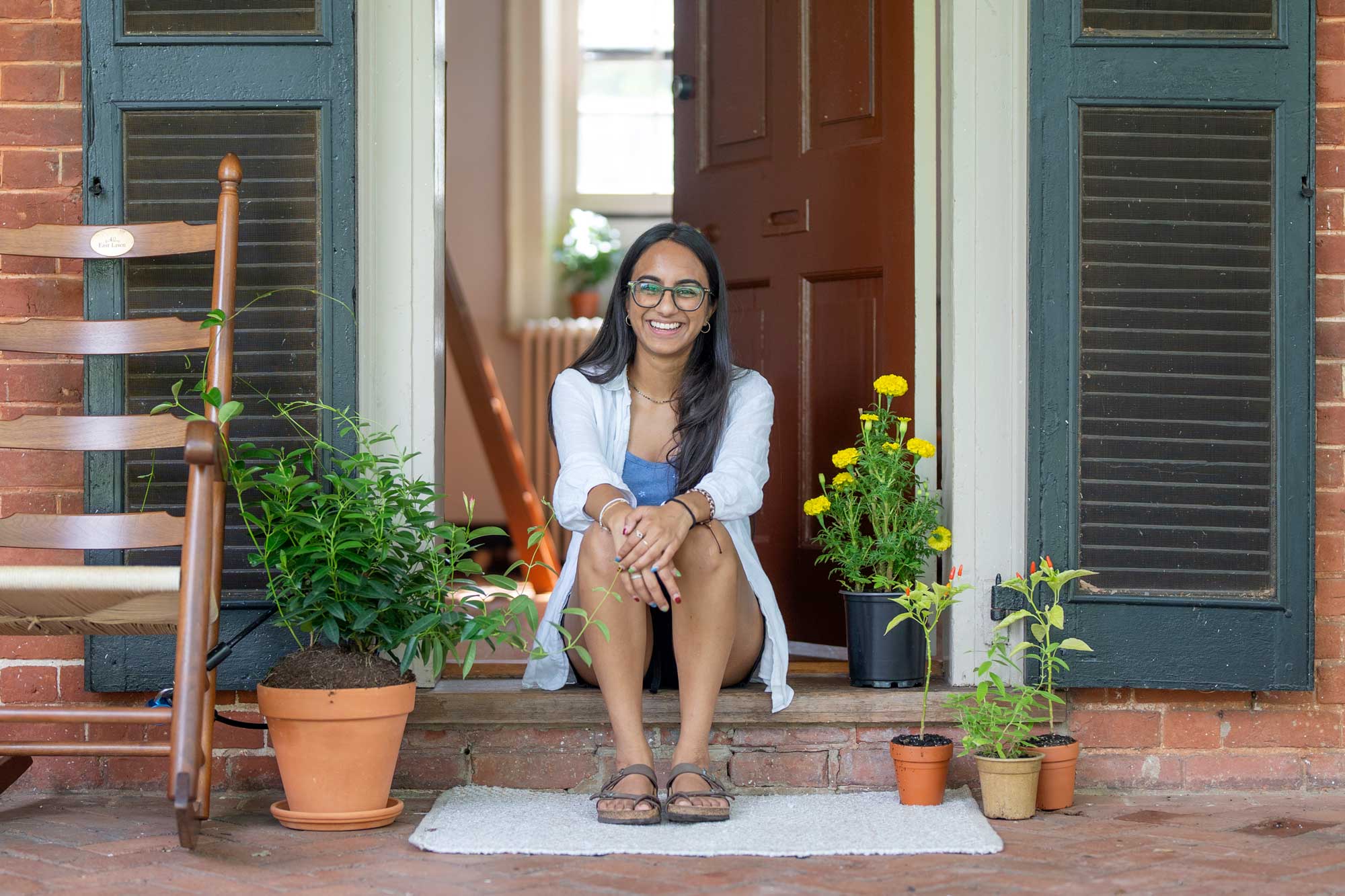 Portrait of UVA Student Pratha Purushottam