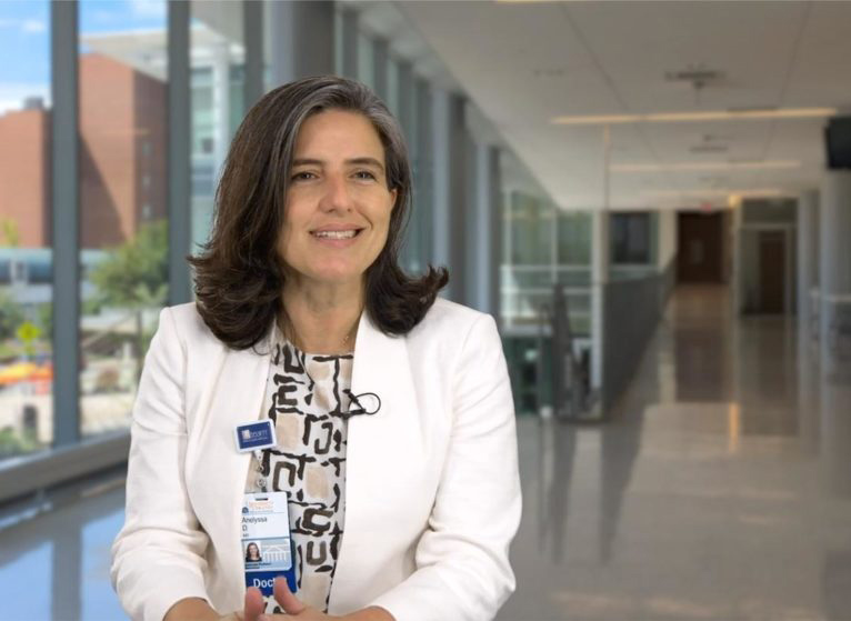 Portrait of Dr. Anelyssa D'Abreu at UVA Hospital