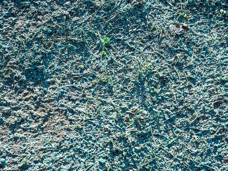 Mix once sprayed on the ground