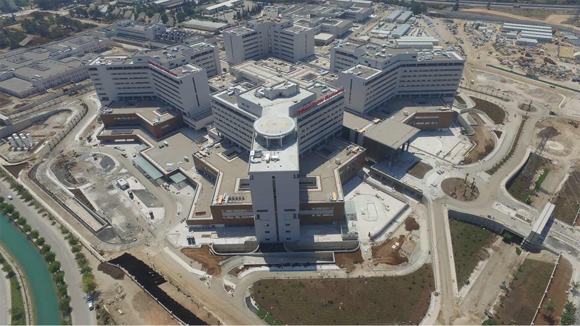 Arial View of Adana City Hospital