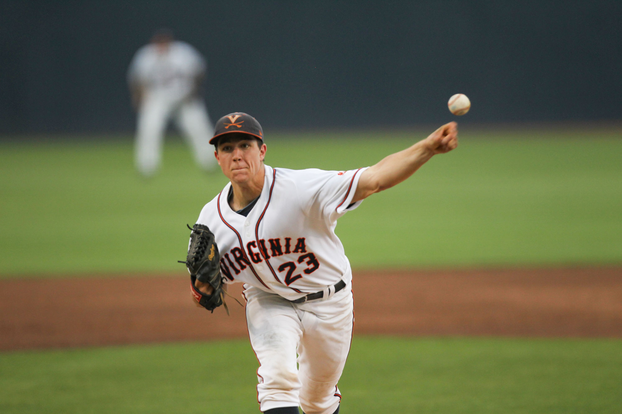 Danny Hultzen throwing a pitch during a baseball game