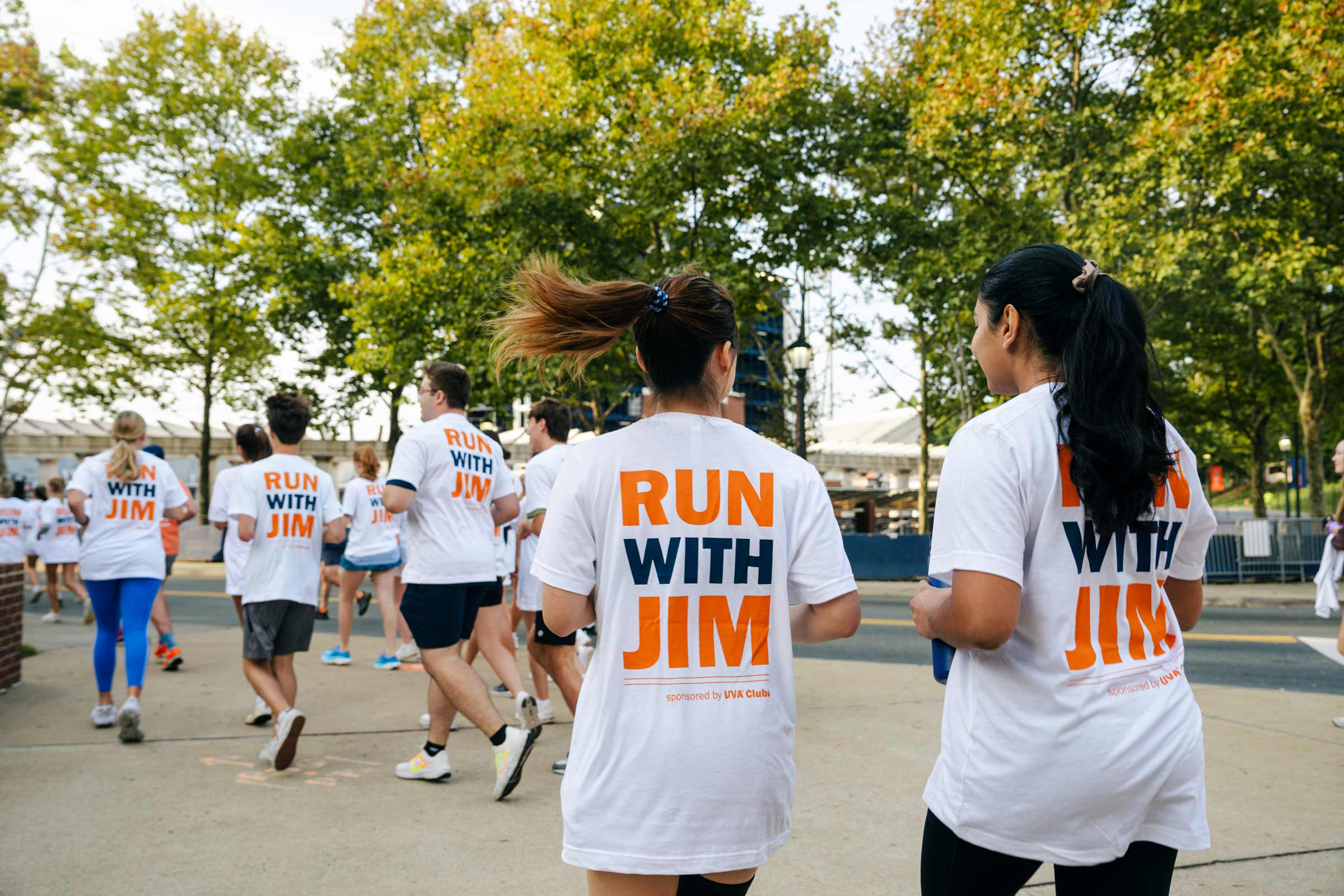 Saturday morning’s sunny skies and comfortable temperatures allowed for ideal running conditions for UVA’s first-year students. 