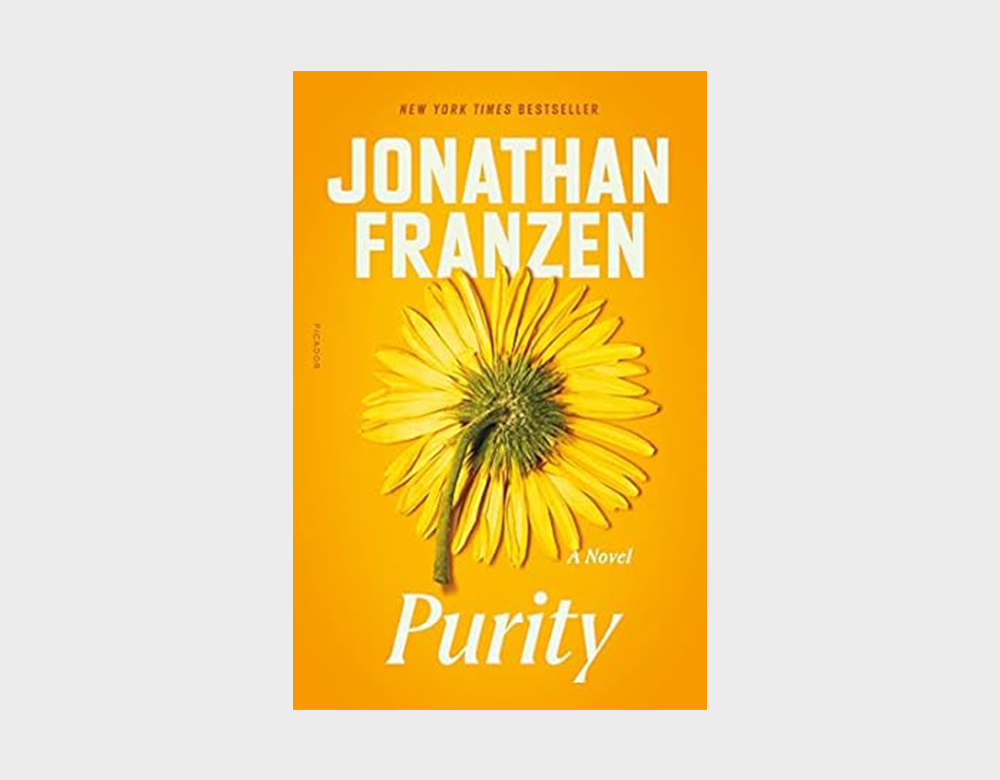 Book cover for "Purity". Shows a daisy flower