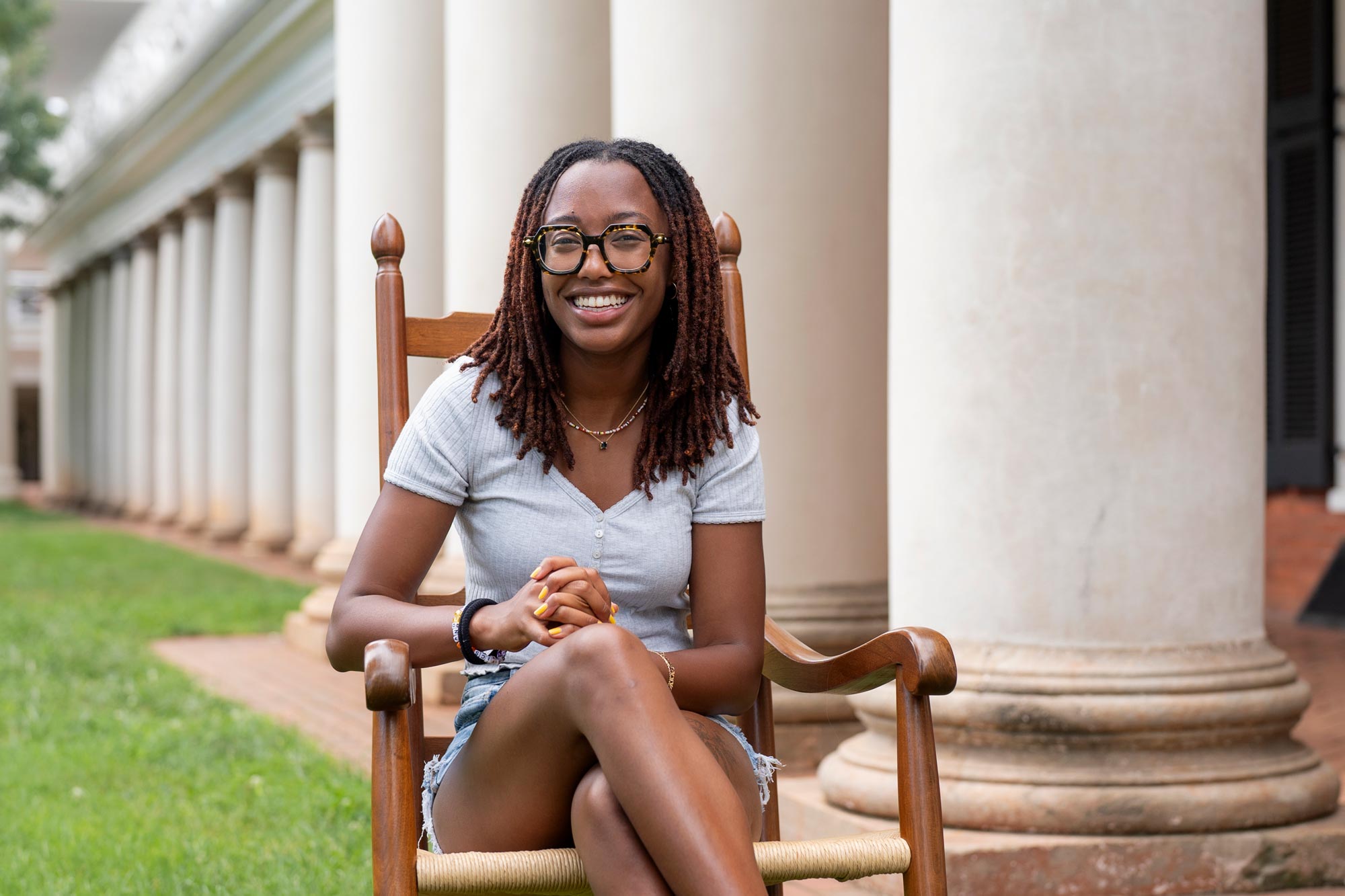 Portrait of UVA Student Zoe Jenkins