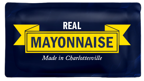 a mayonnaise packet