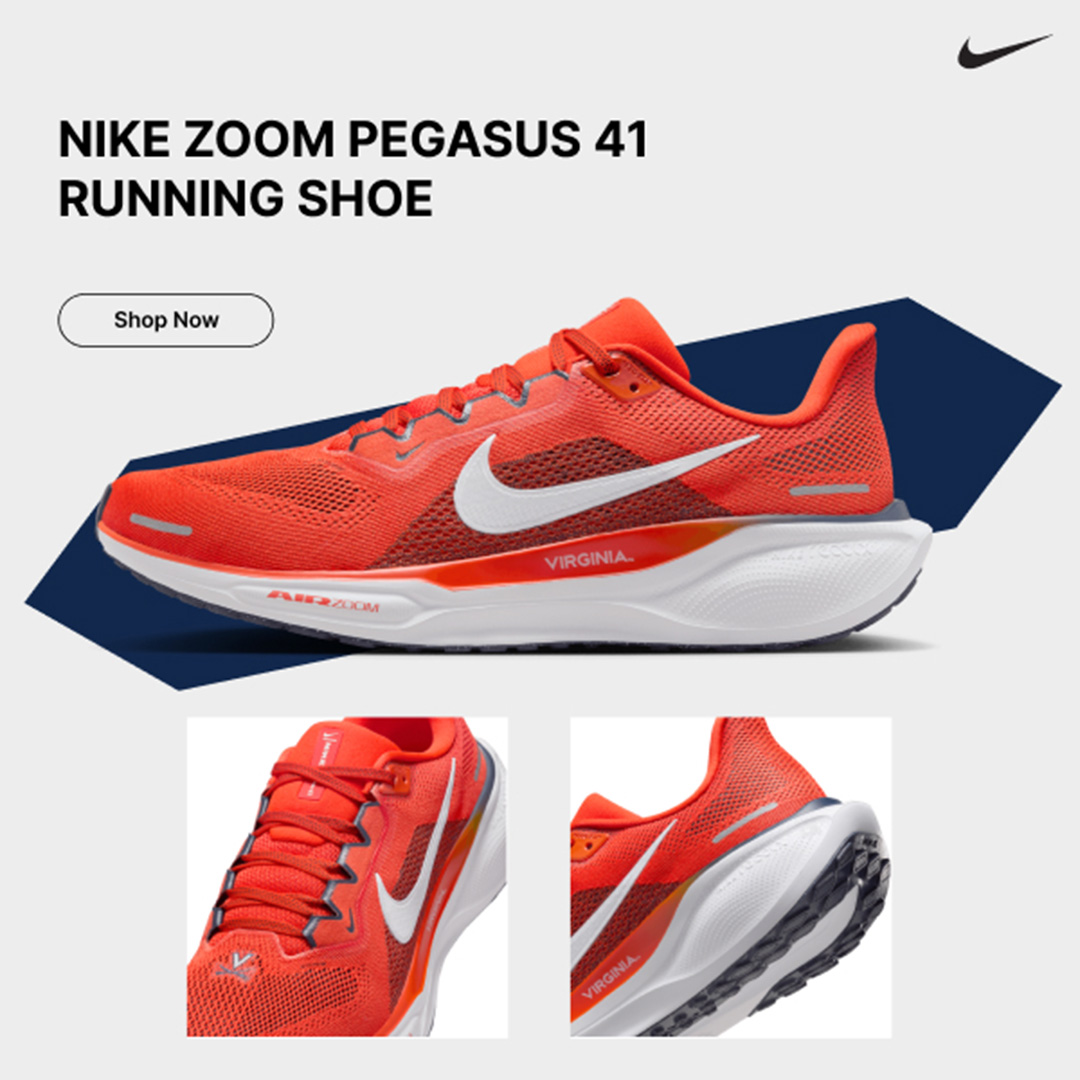 Virginia Nike Pegasus Running Shoe