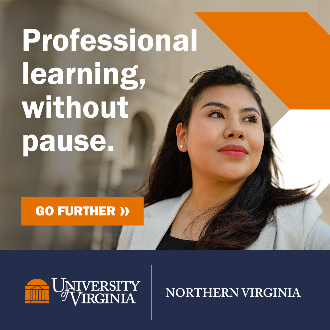 Professional learning, without pause. University of Virginia, Northern Virginia