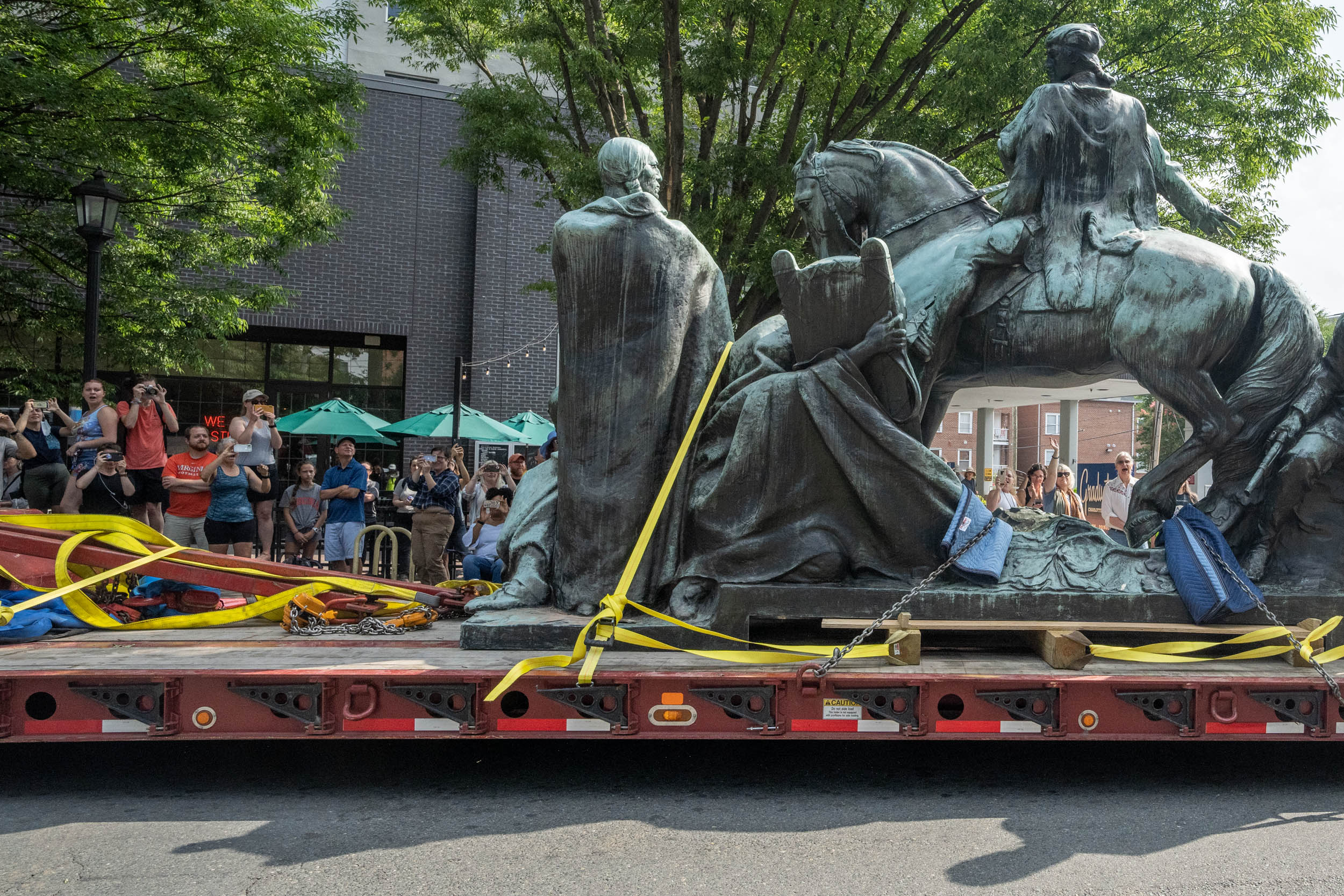 George Rogers Clark statue being removed