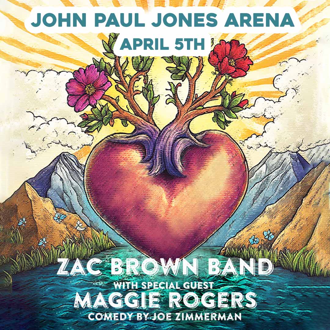 Zac Brown Band with Special Guest Maggie Rogers, John Paul Jones Arena, April 5th