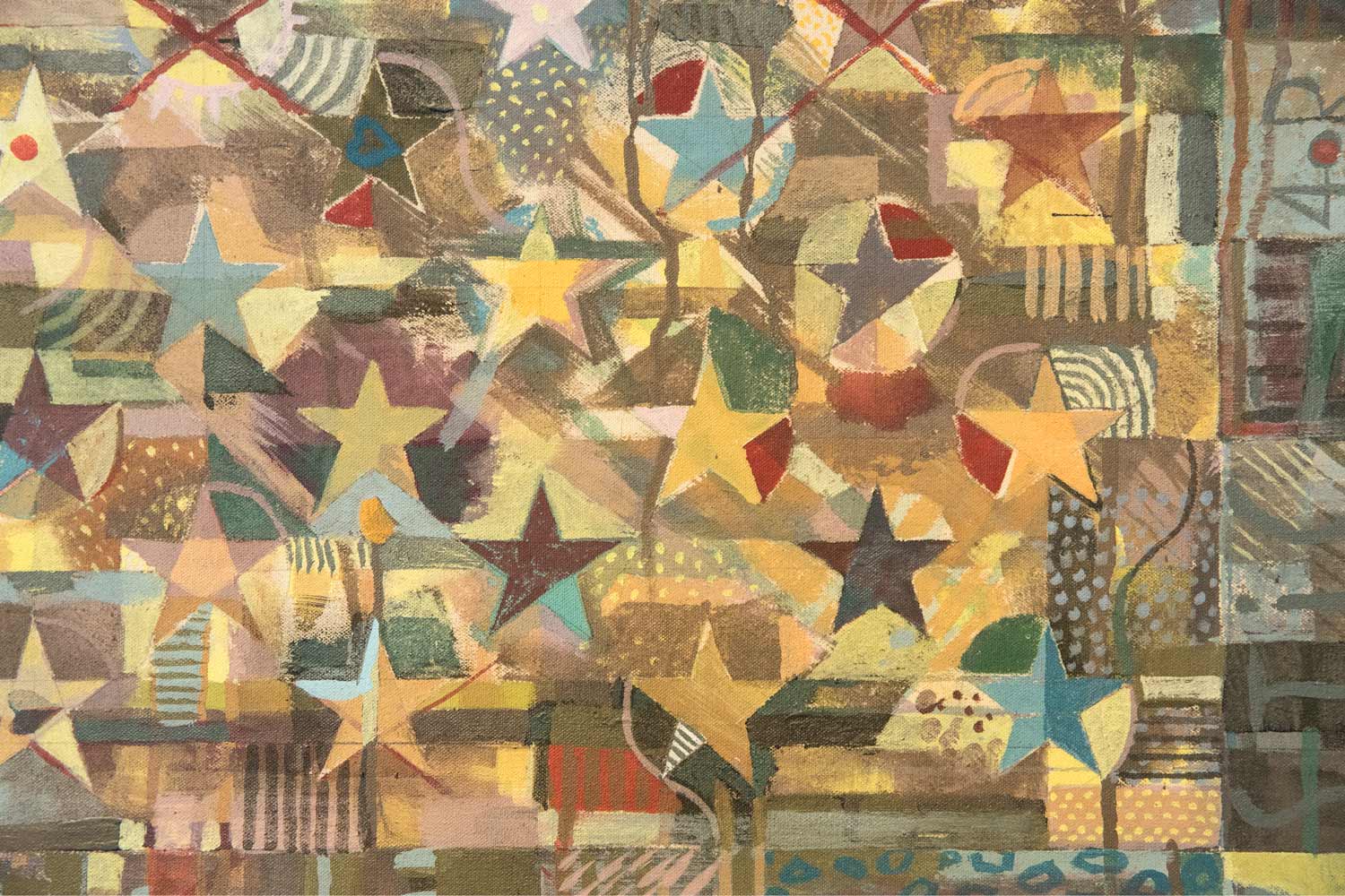 Painting of stars