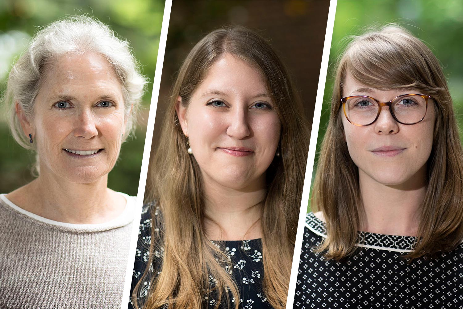 Headshots left to right: Angeline Lillard, Jessica Taggart, and MJ Helse