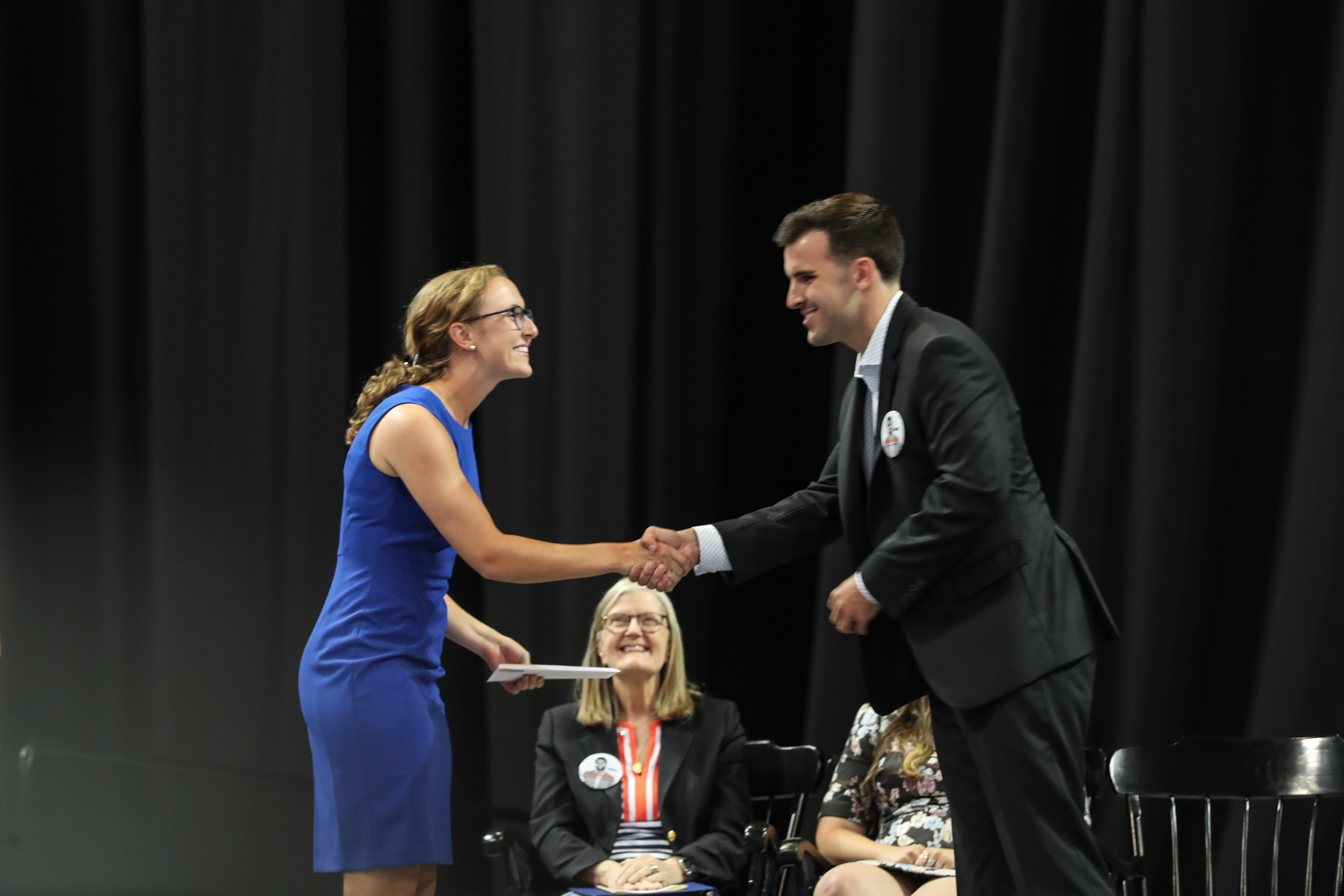 Nicholas Tully presents James Earle Sargeant Award to Todd Lee