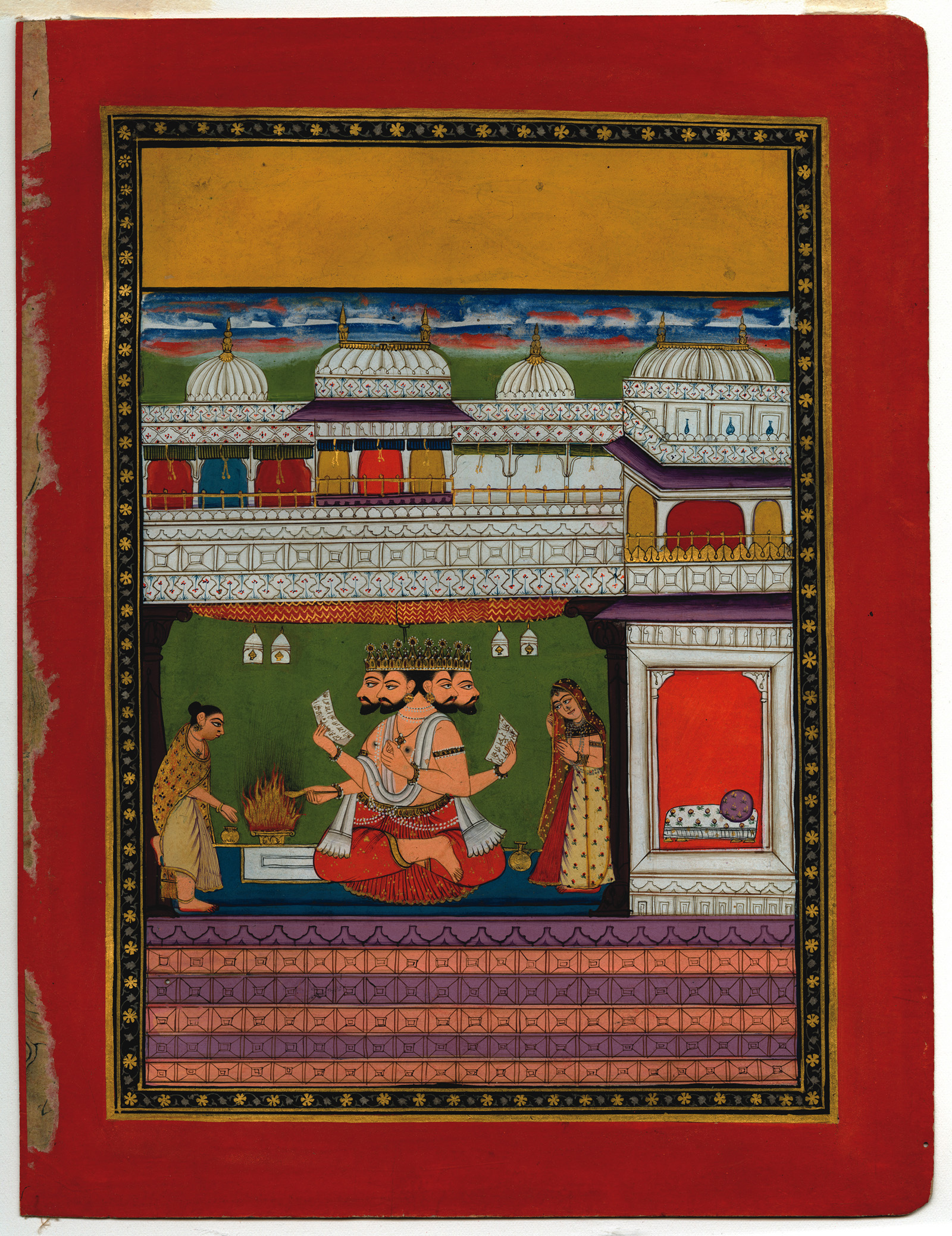 Indian press tapestry