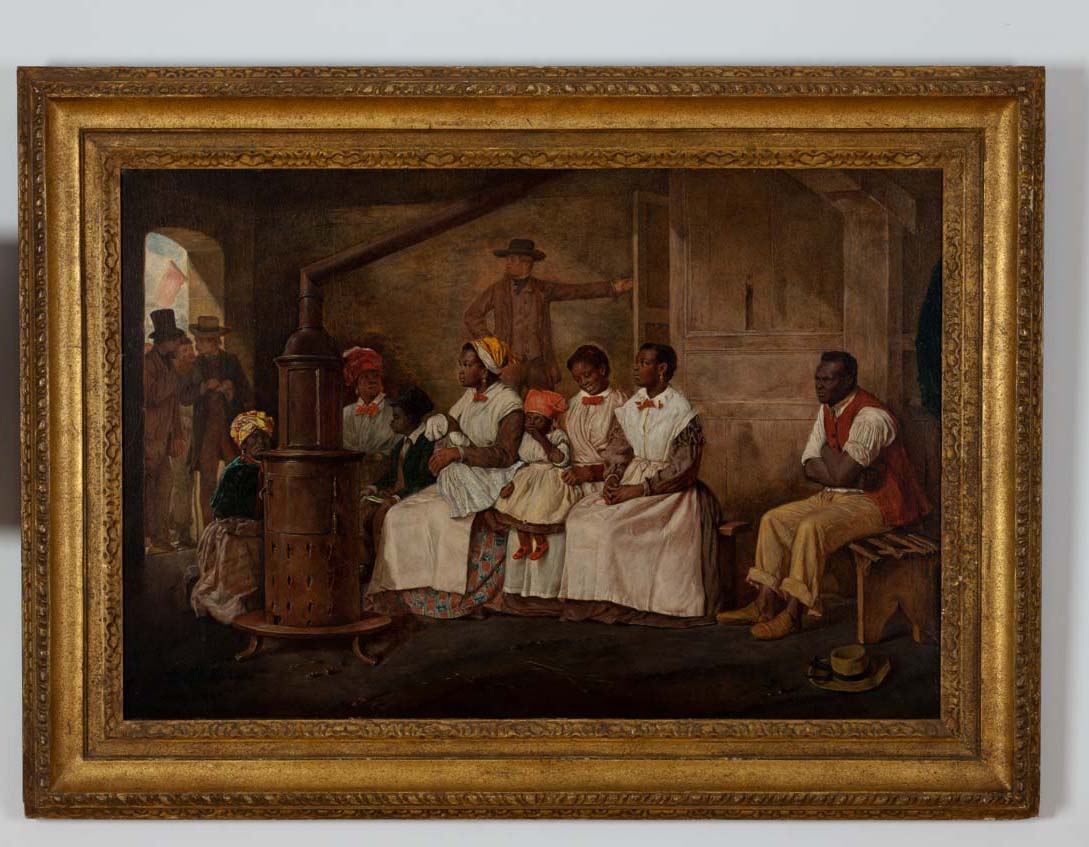 Painting of Slaves waiting to be sold