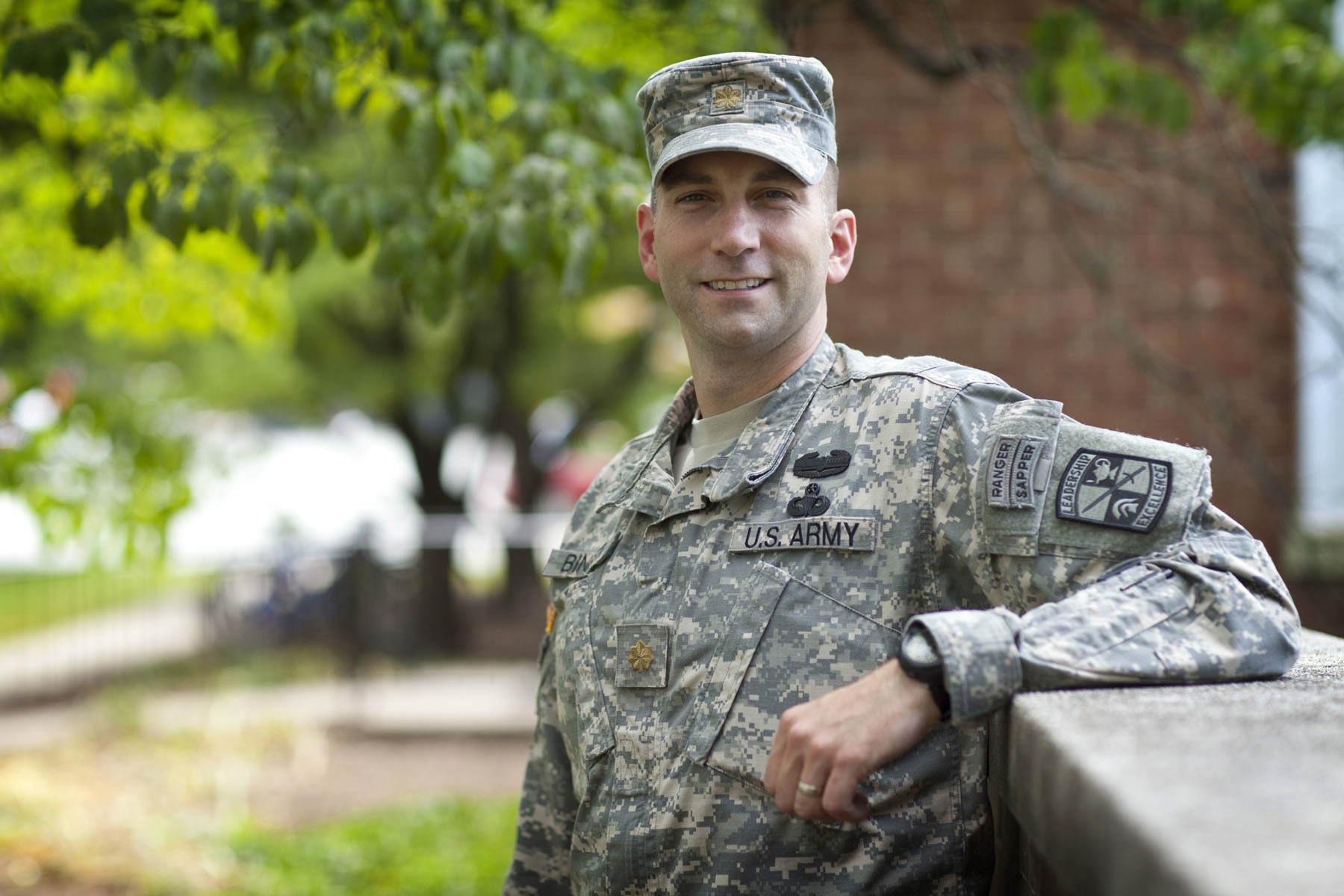 Maj. Michael R. Binetti headshot in US Army uniform