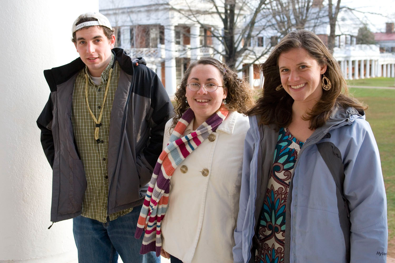 Group photo left to right: Patrick Higgins, Katie Yankoski and Miriam Todras