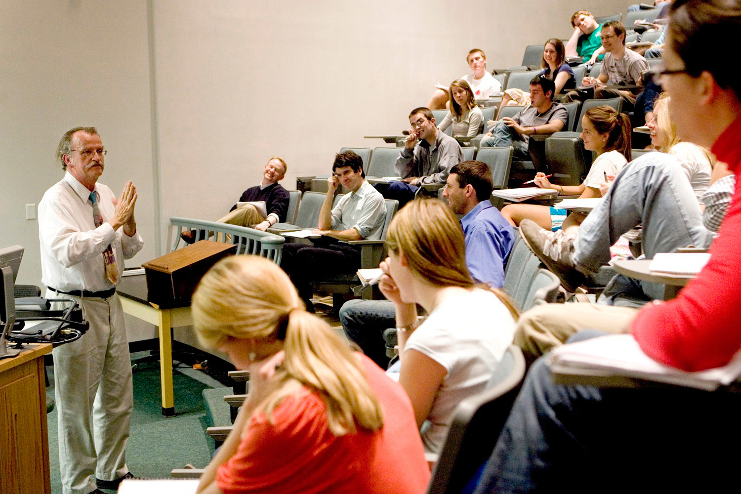 Peter Onuf speaking to a class