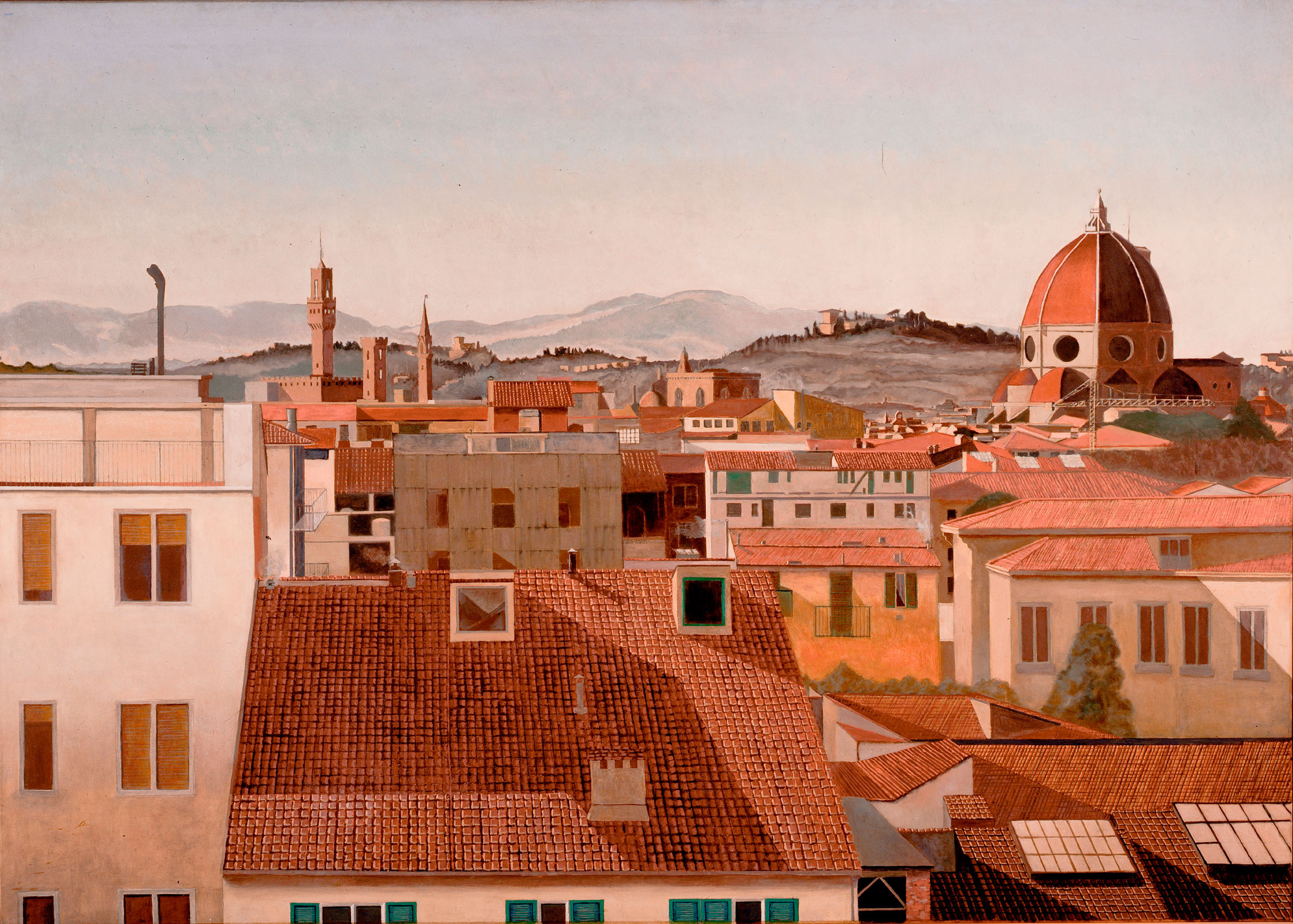 Painting of Florence in the 1960's