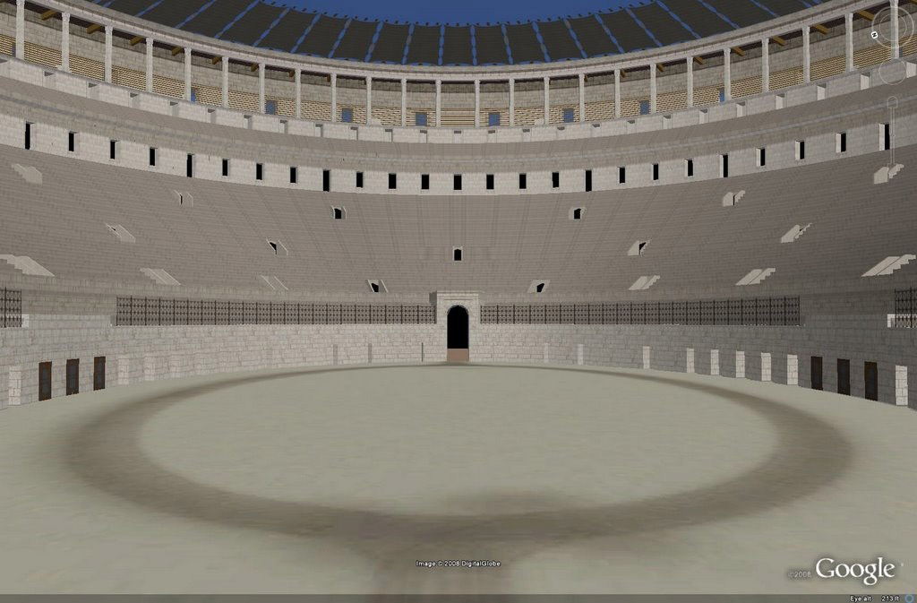 Digital rendering of the Roman Coliseum