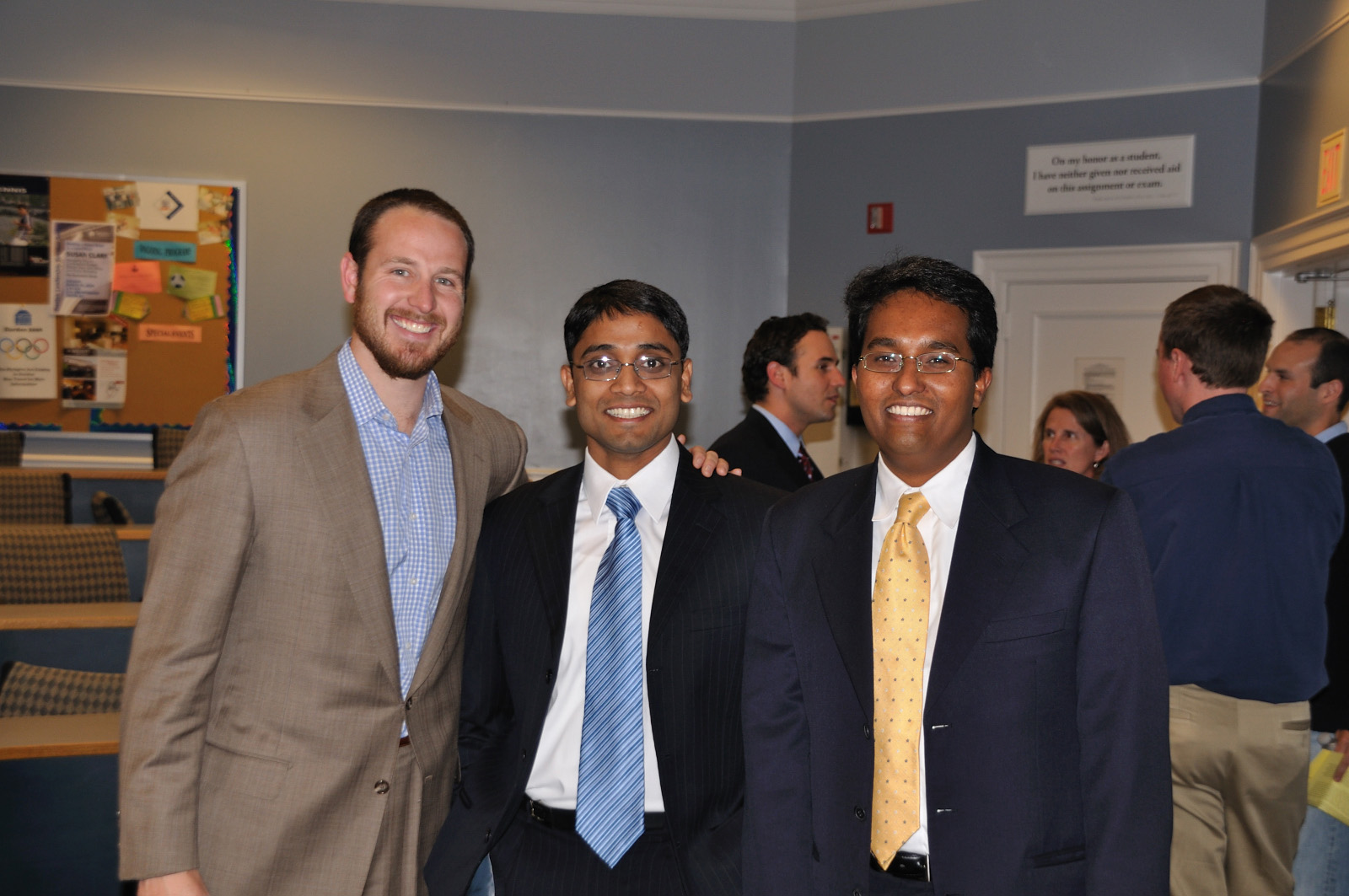 Group photo Left to right: Chip Ransler, Baijnath Ramraika and Ravi Yekula