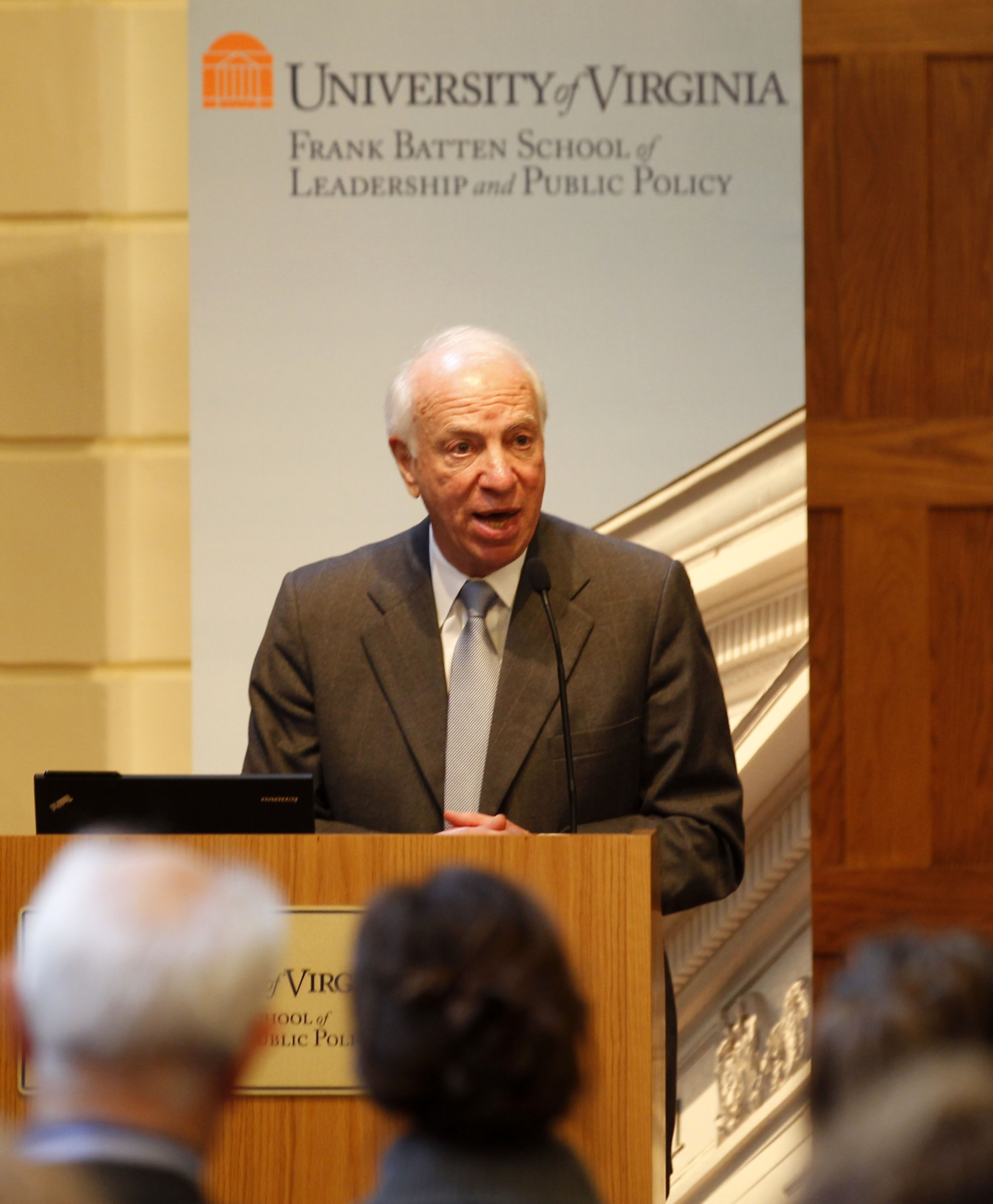 Richard Bonnie speaking from a podium