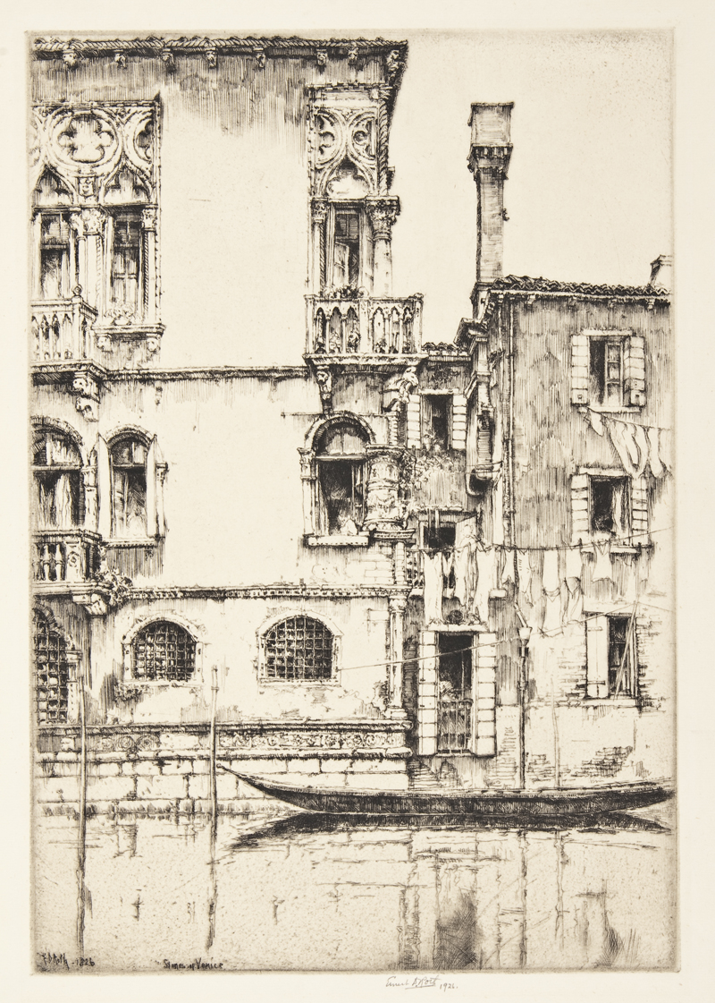 Old drawing of the Stones of Venice
