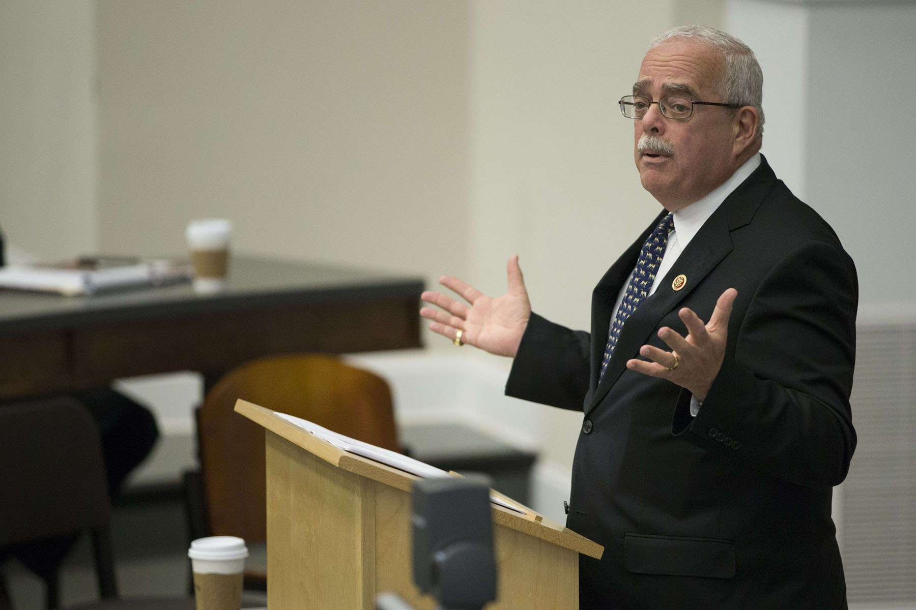  Gerald E. Connolly speaking from a podium