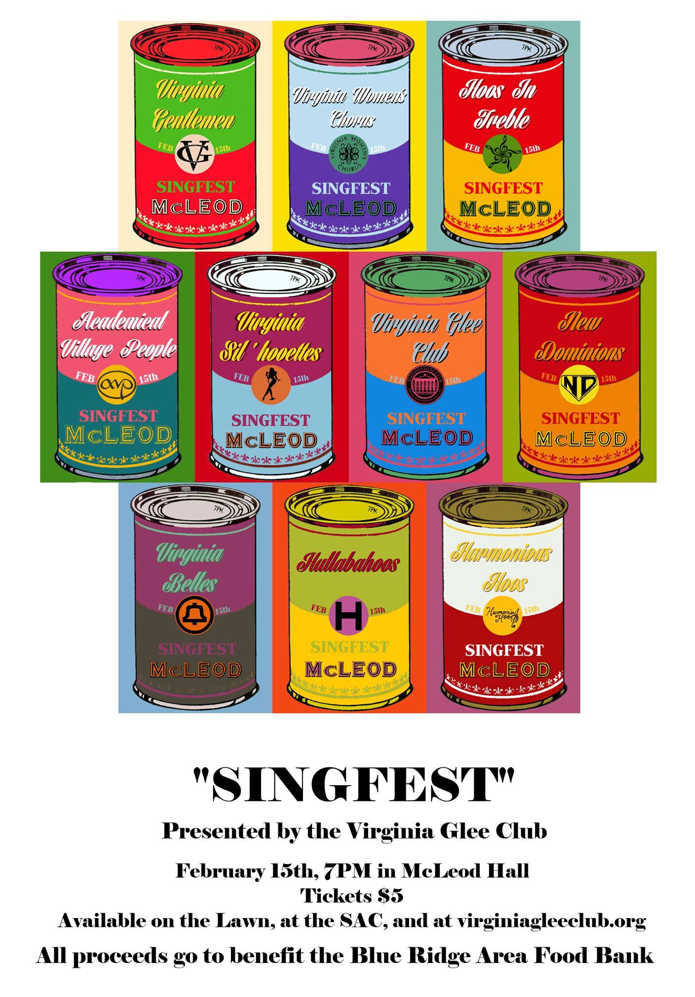 Illustration of various cans of food