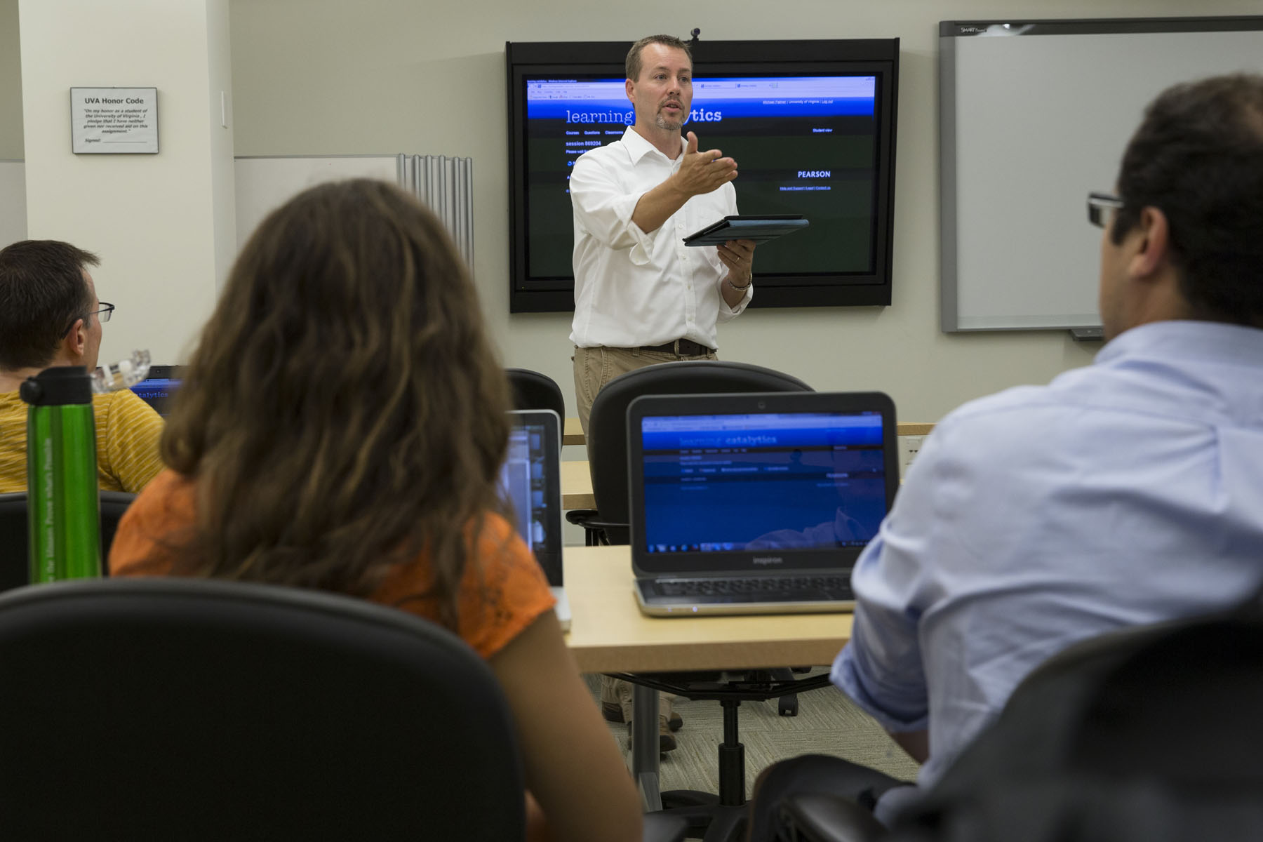 Michael Palmer teaching a class