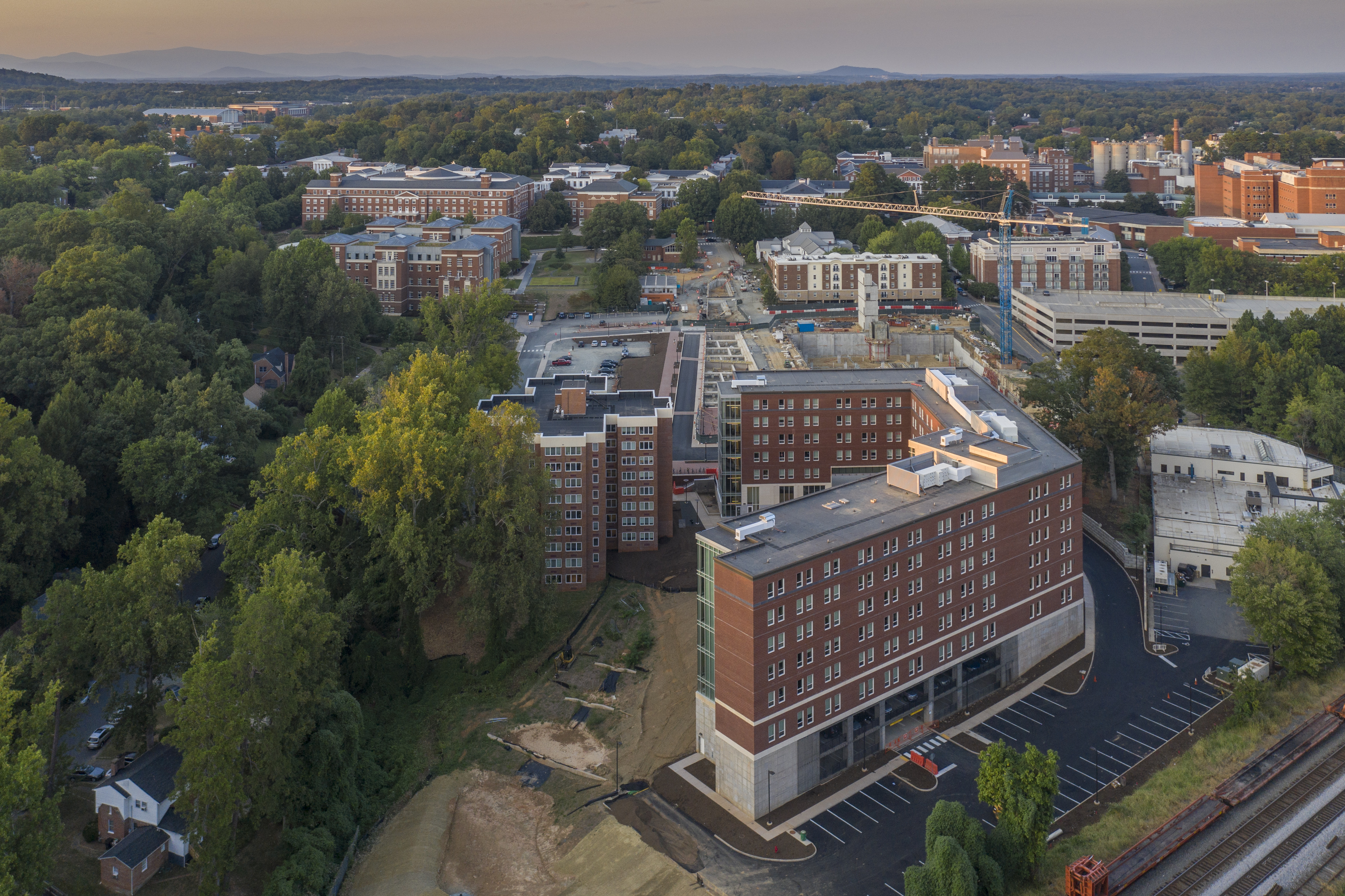 Aerial View of Charlottesville