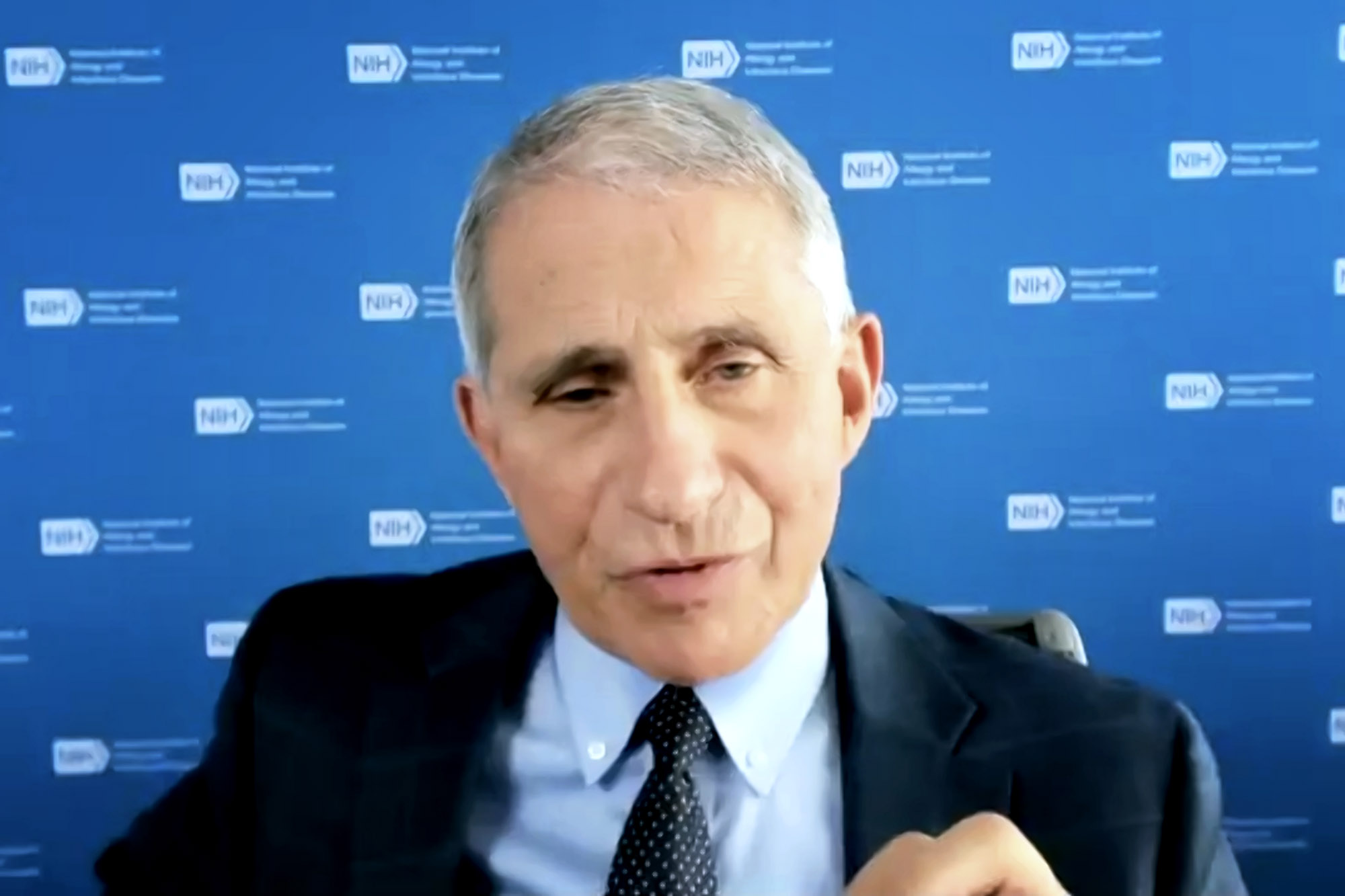 Dr. Anthony Fauci  talking