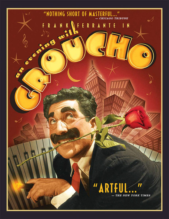 poster reads: An evening with Groucho