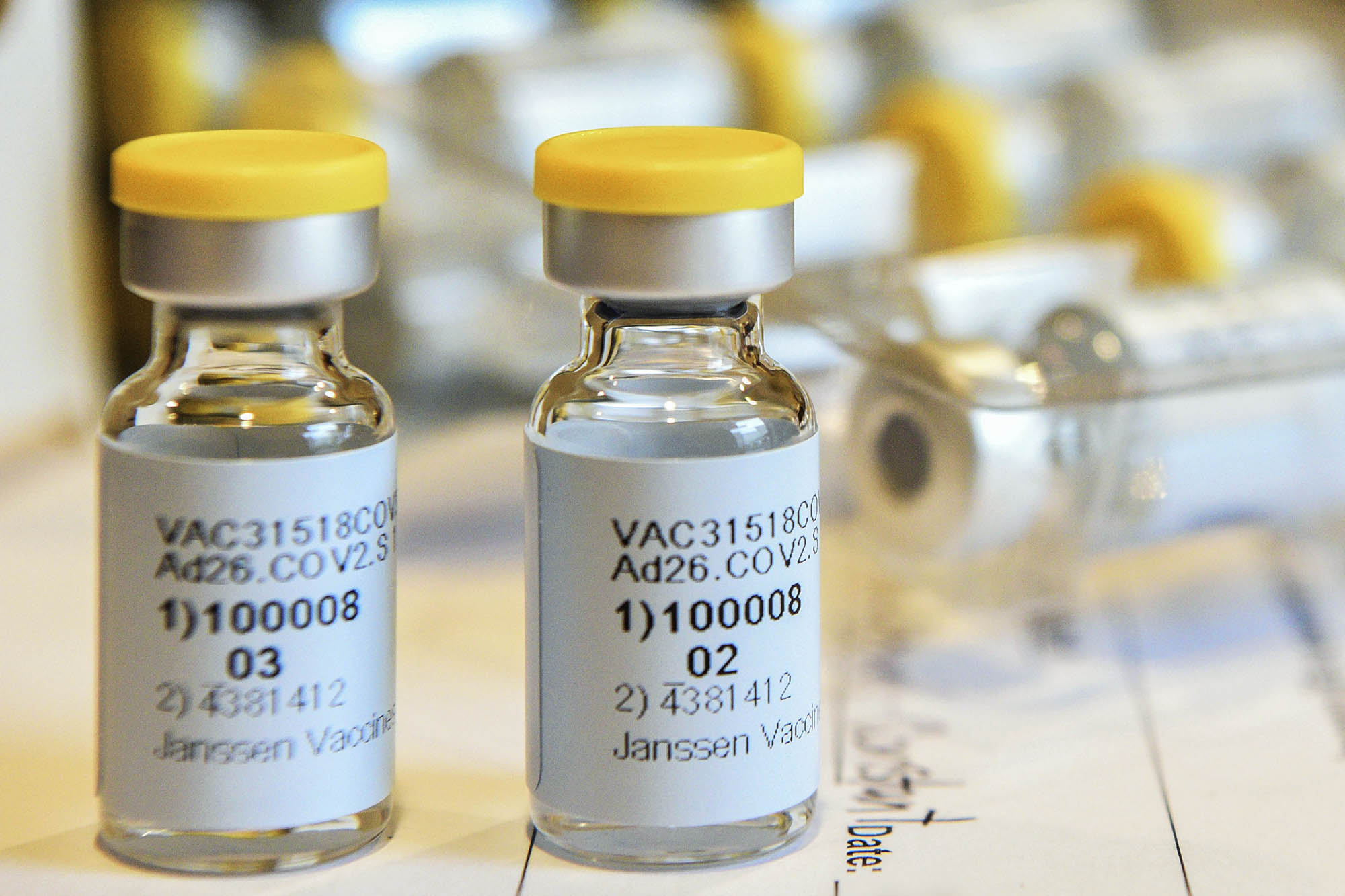 vials of Covid-19 vaccine